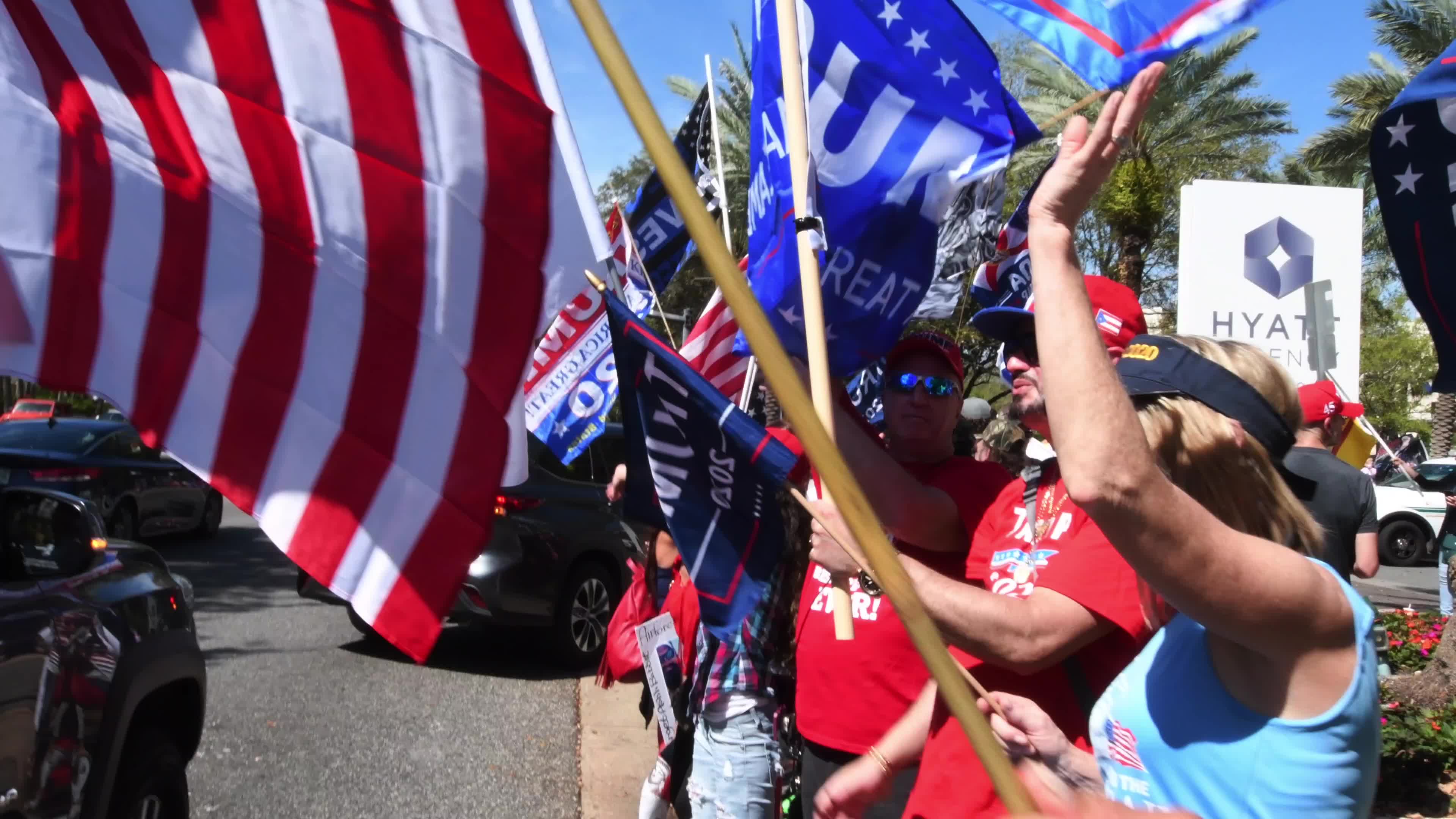 Trump Supporters Rally at CPAC in Orlando