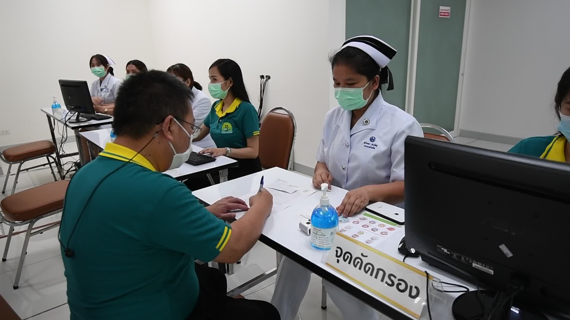 First Batch Of Coronavirus Vaccines Administered To Health Workers In Thailand