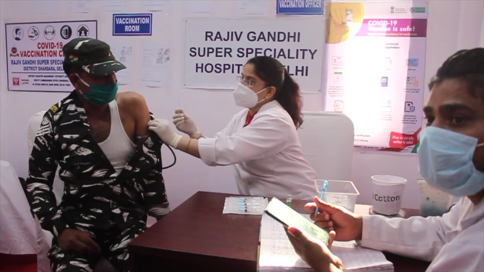 Covid-19 Vaccination Drive In New Delhi