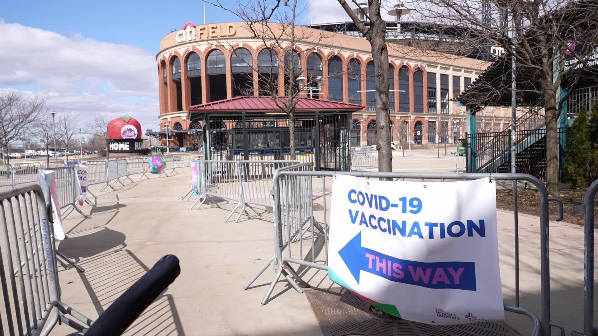 Citi Field Vaccination site in NYC