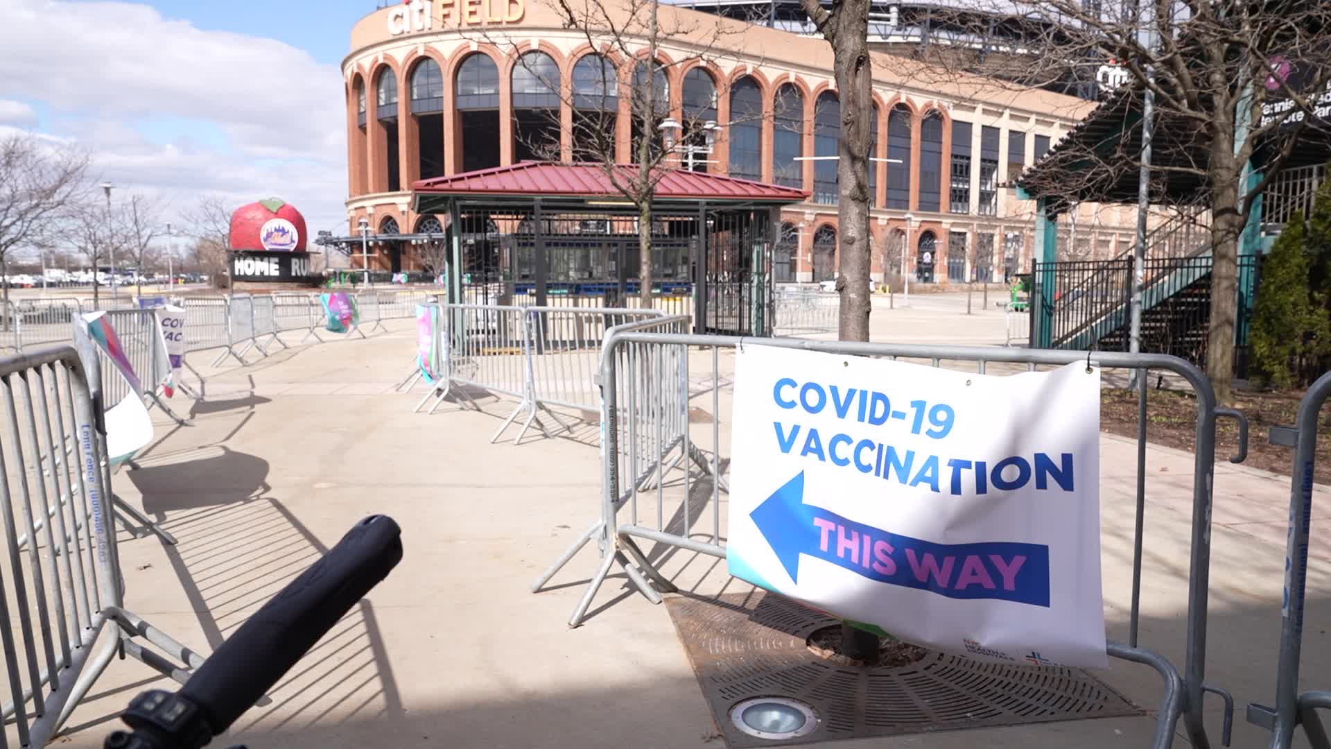 Citi Field Vaccination site in NYC