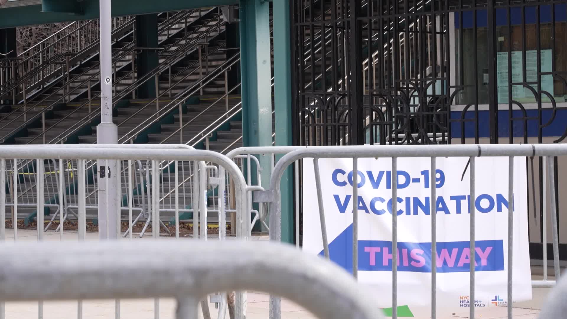Citi Field Vaccination site in NYC