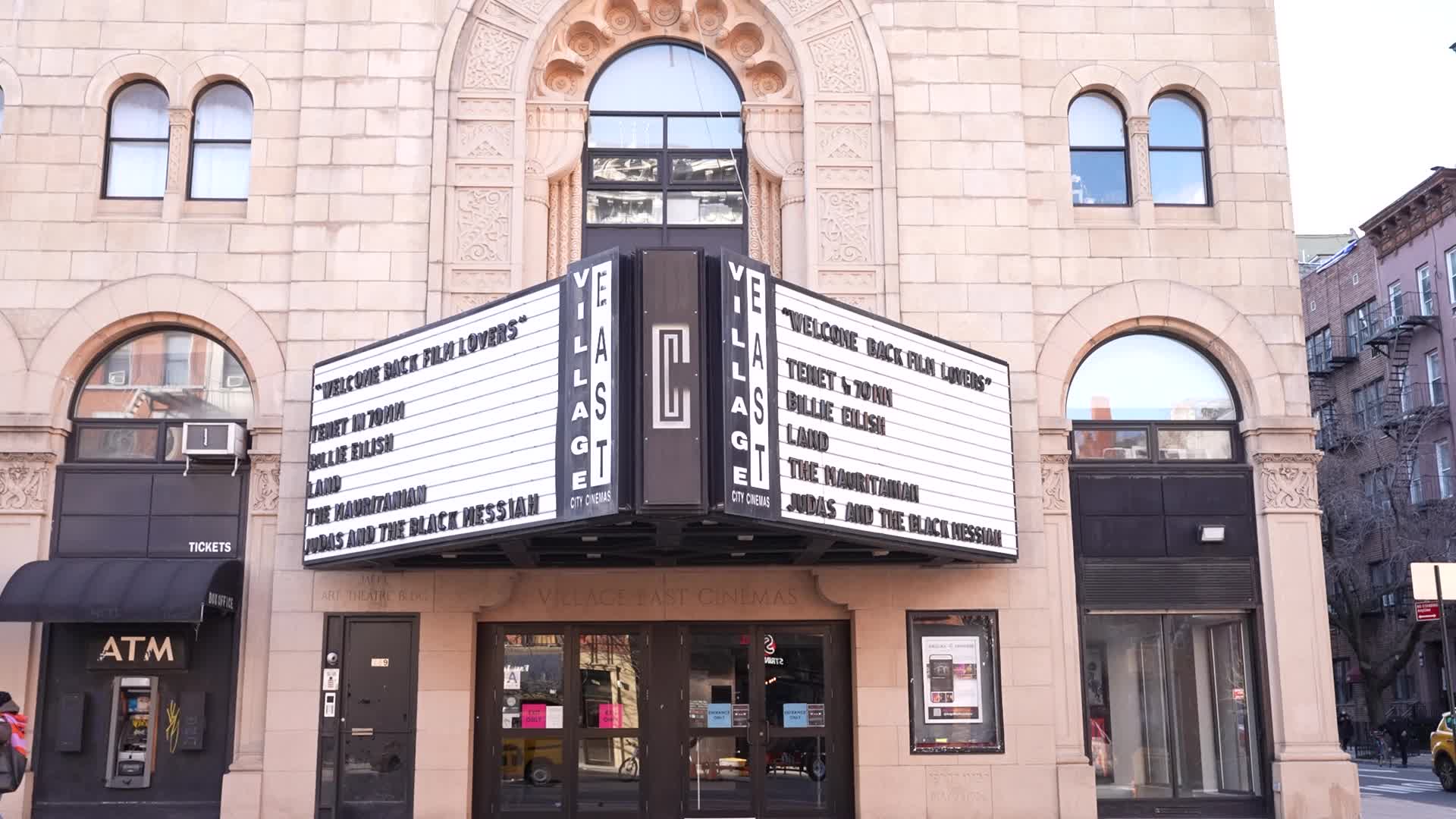 Village East Cinema to Reopen in New York City