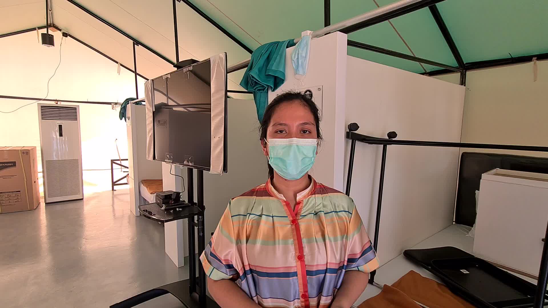 Additional bed for Covid-19 patient in Indoensia