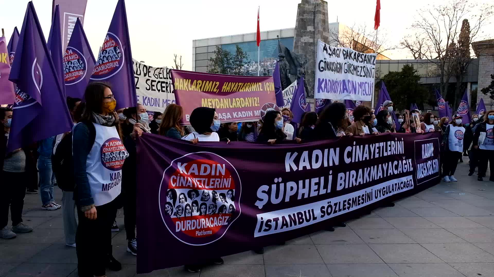 Women Protest Against Femicides In Istanbul