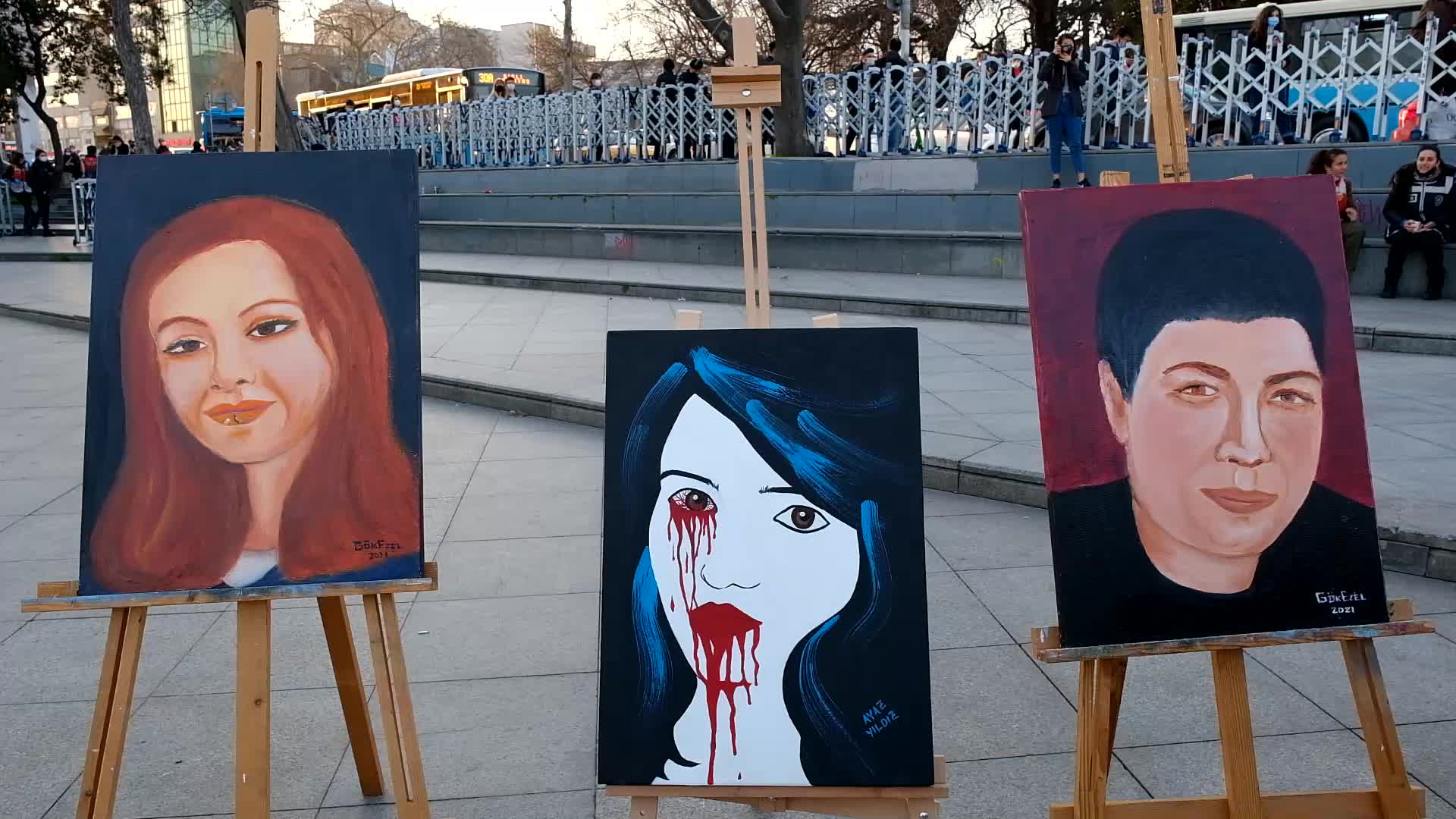 Women Protest Against Femicides In Istanbul