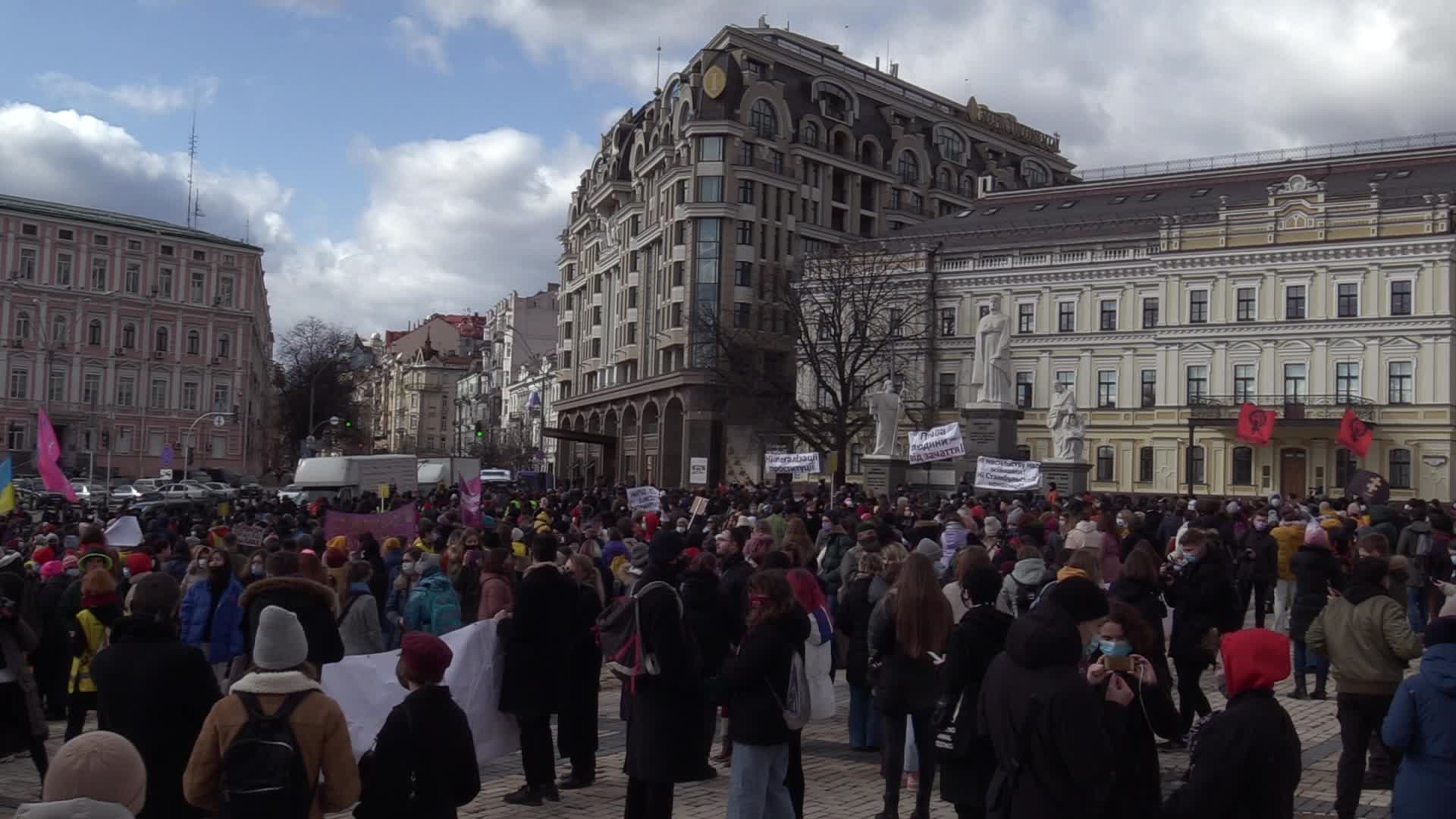 Feminist March at the International Women's Day in Ukraine