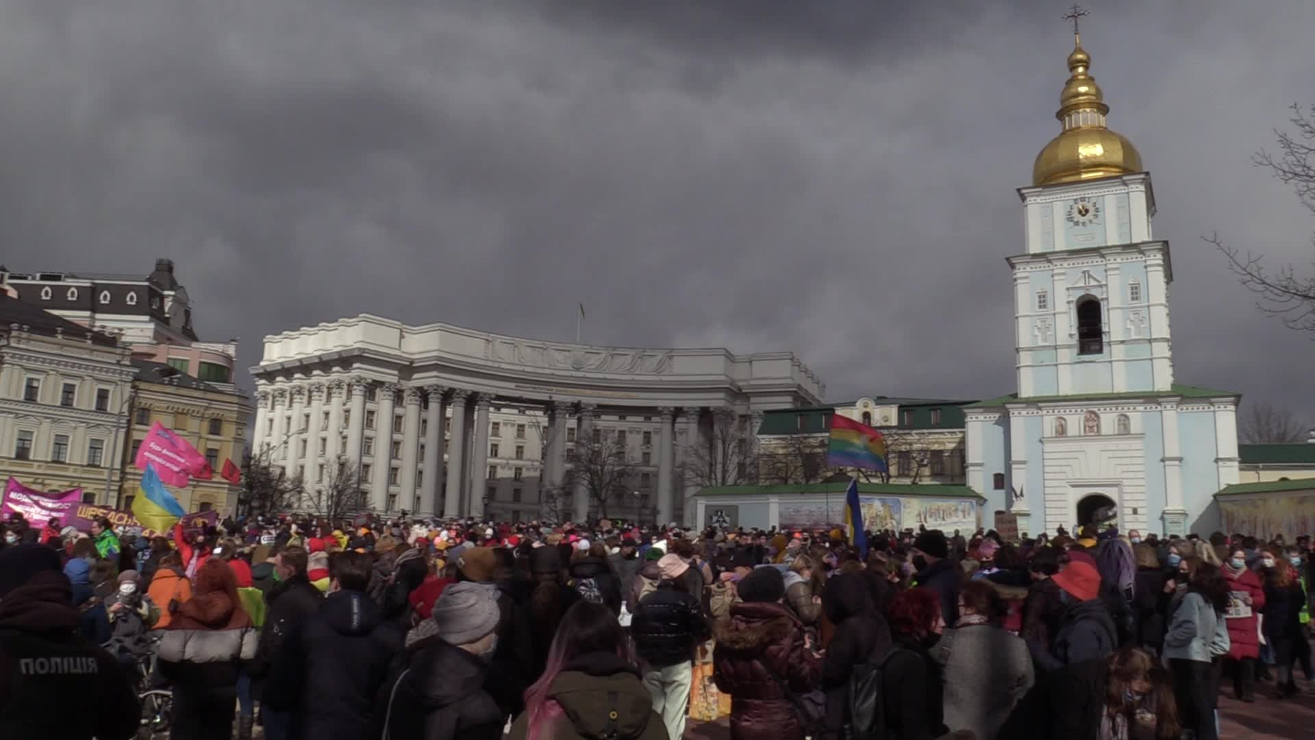 Feminist March at the International Women's Day in Ukraine