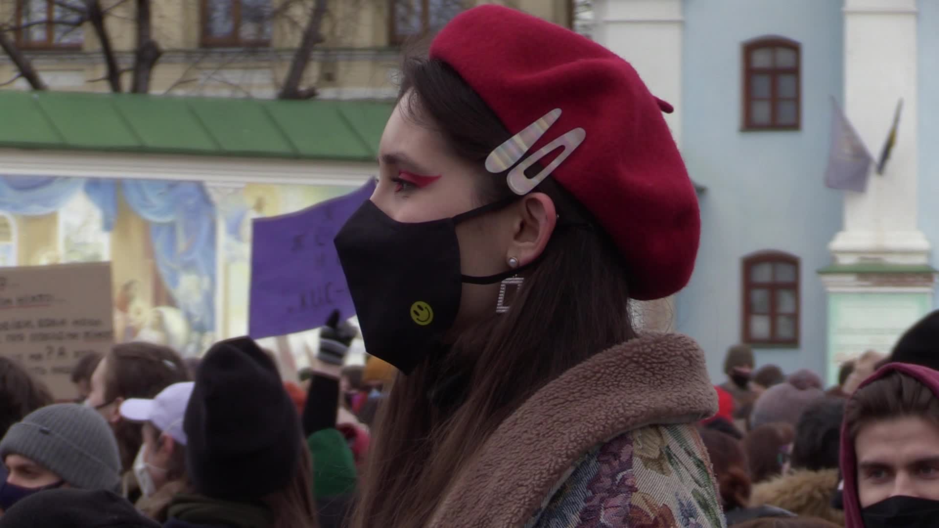 Feminist March at the International Women's Day in Ukraine