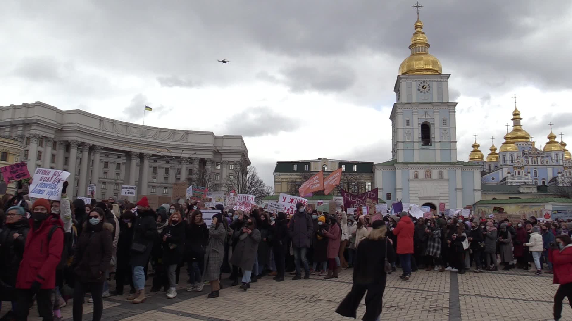 Feminist March at the International Women's Day in Ukraine