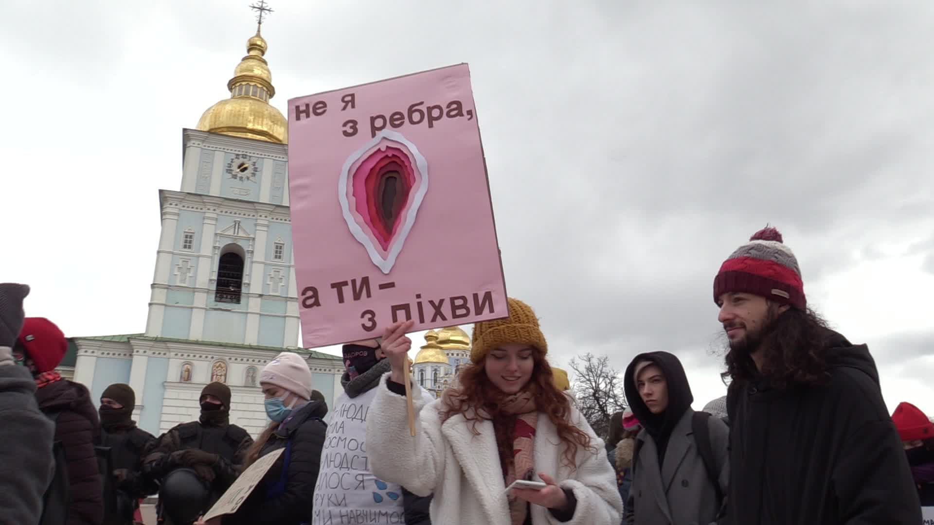 Feminist March at the International Women's Day in Ukraine