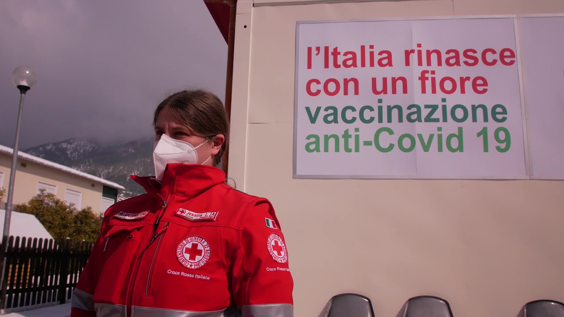 Coronavirus Vaccination In L'Aquila, Italy