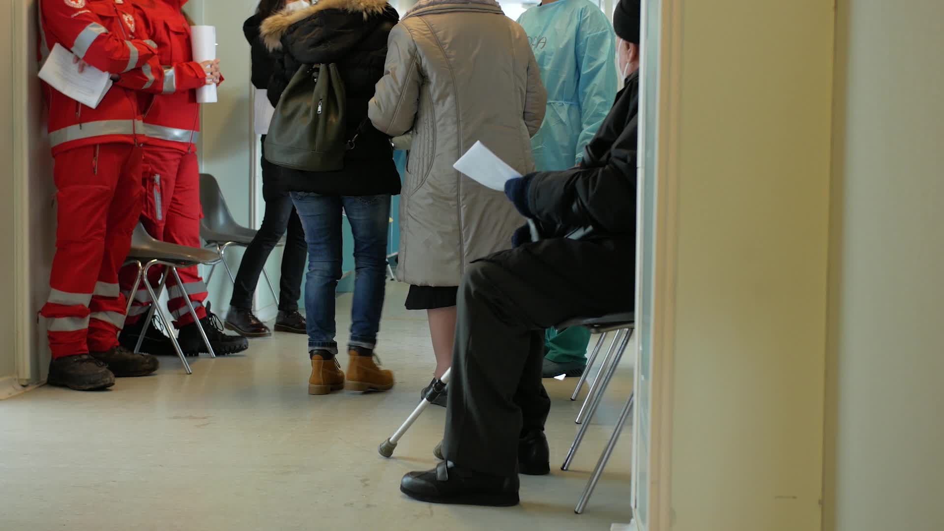 Coronavirus Vaccination In L'Aquila, Italy