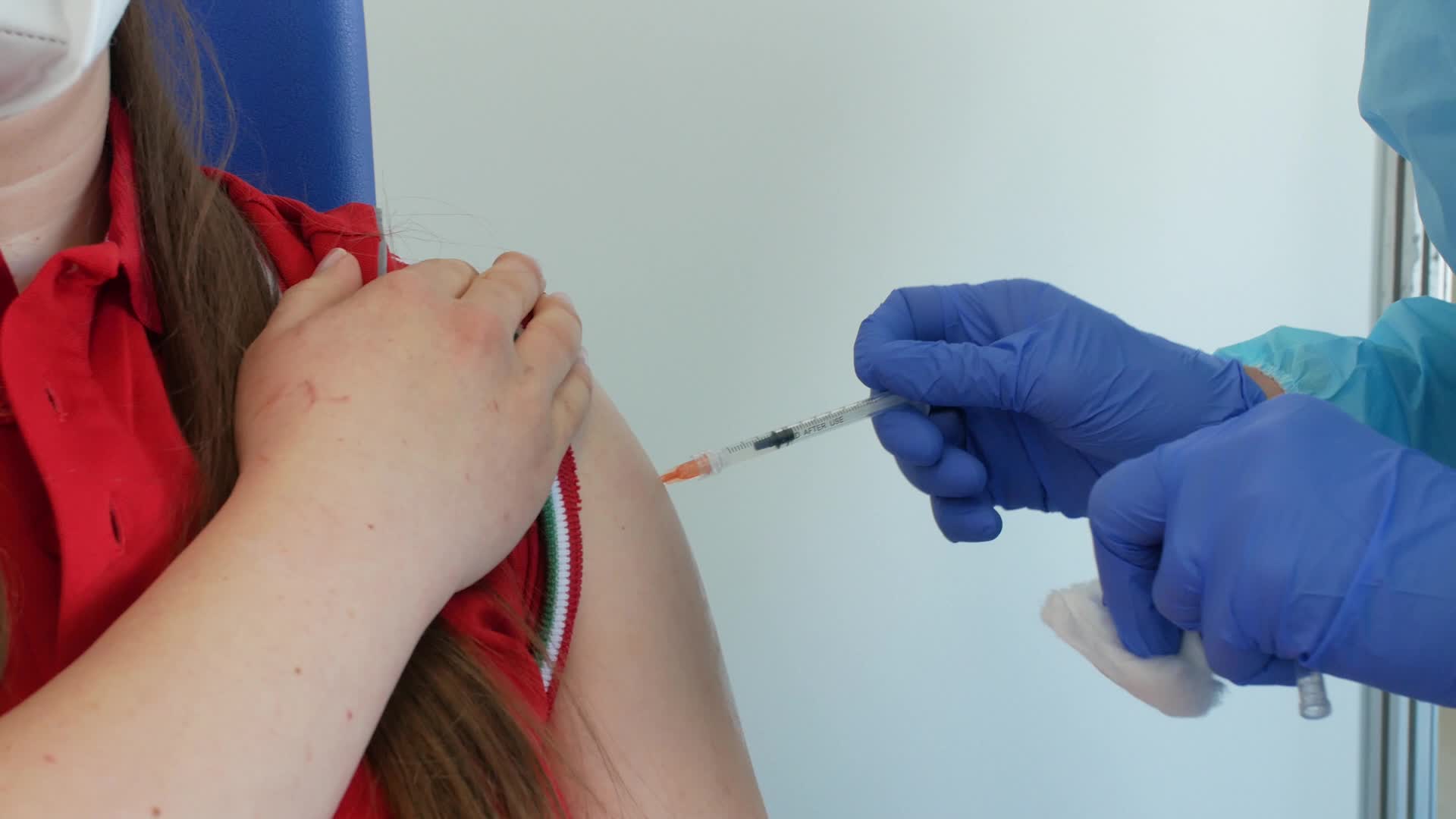 Coronavirus Vaccination In L'Aquila, Italy