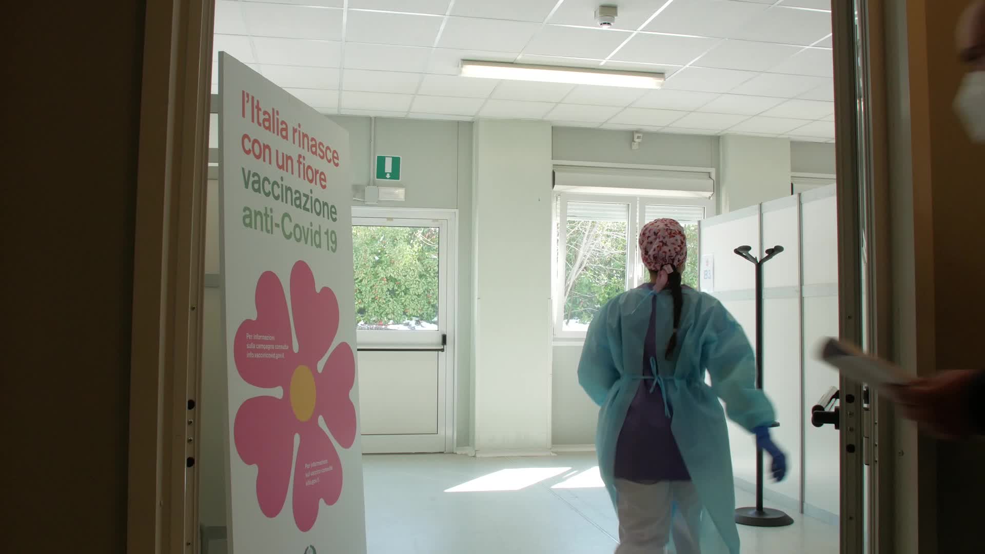 Coronavirus Vaccination In L'Aquila, Italy