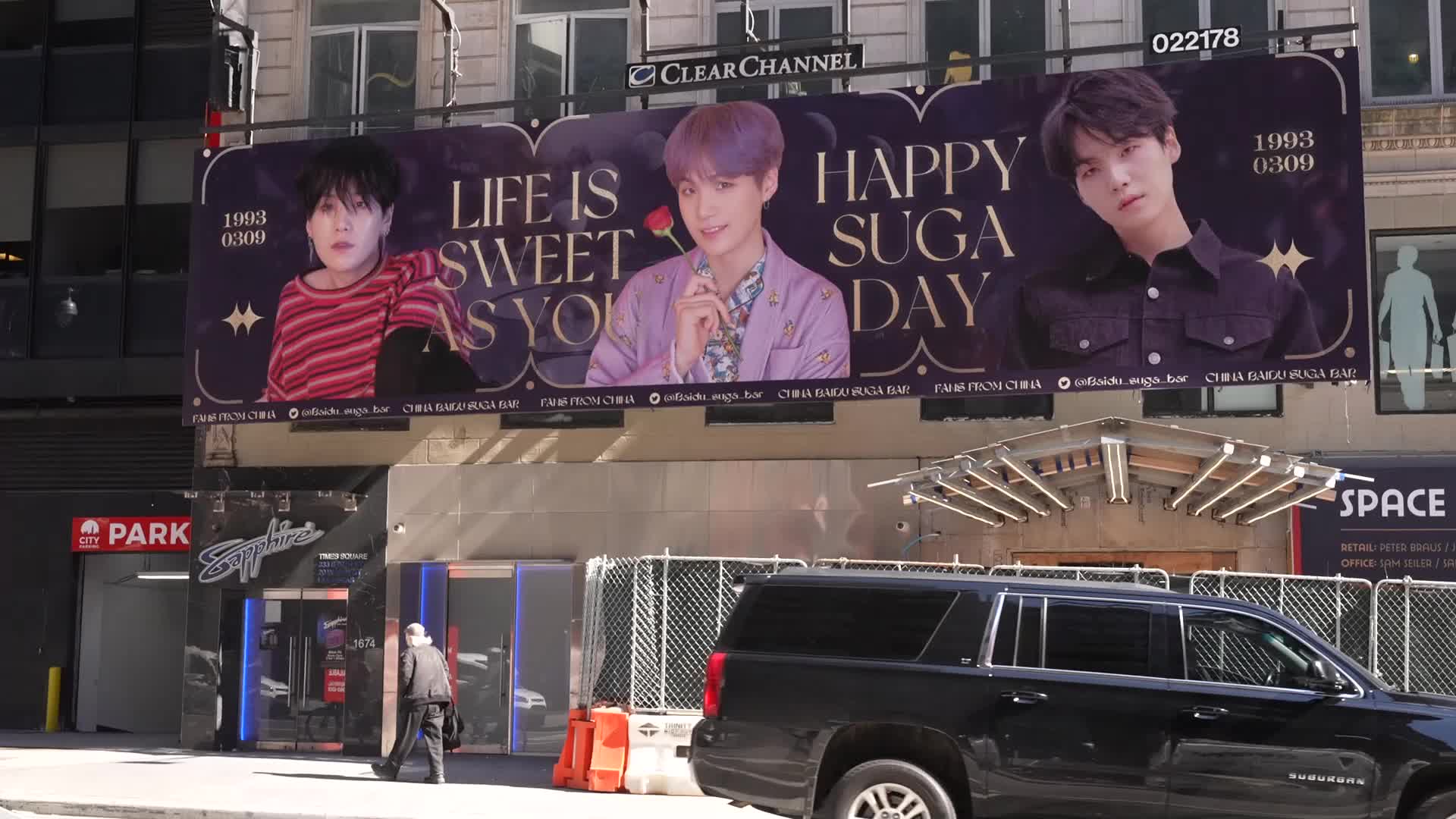 Happy Suga Day Billboard #HappySugaday