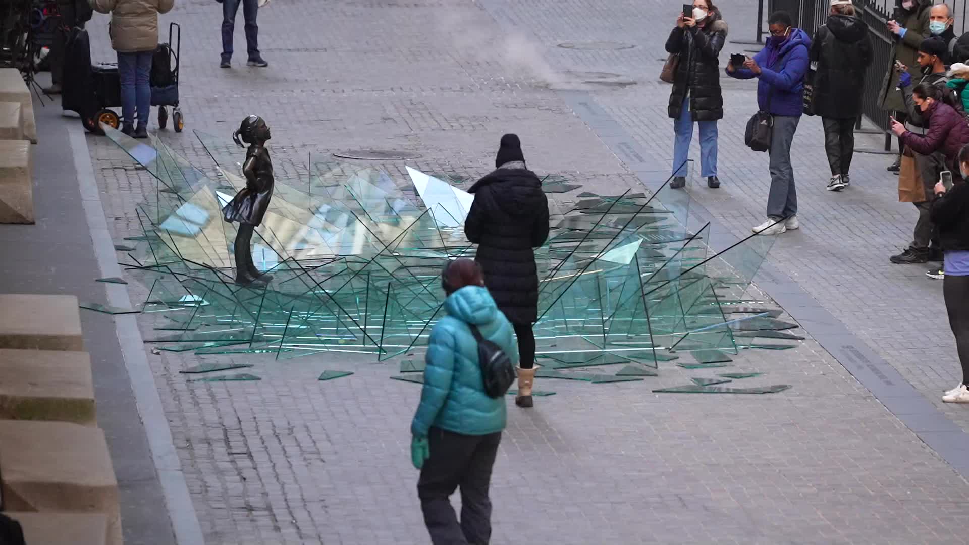 Fearless Girl breaks glass ceiling for International Women's Day