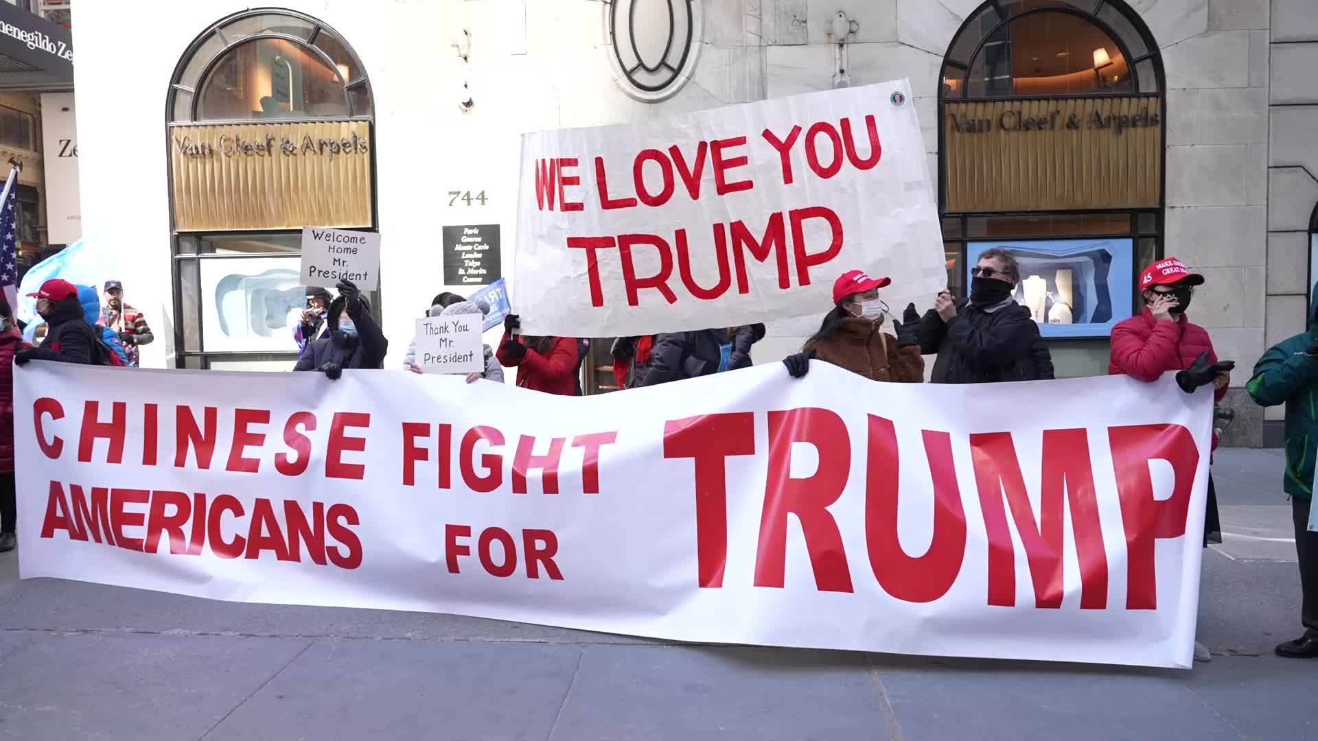 Trump visits New York City