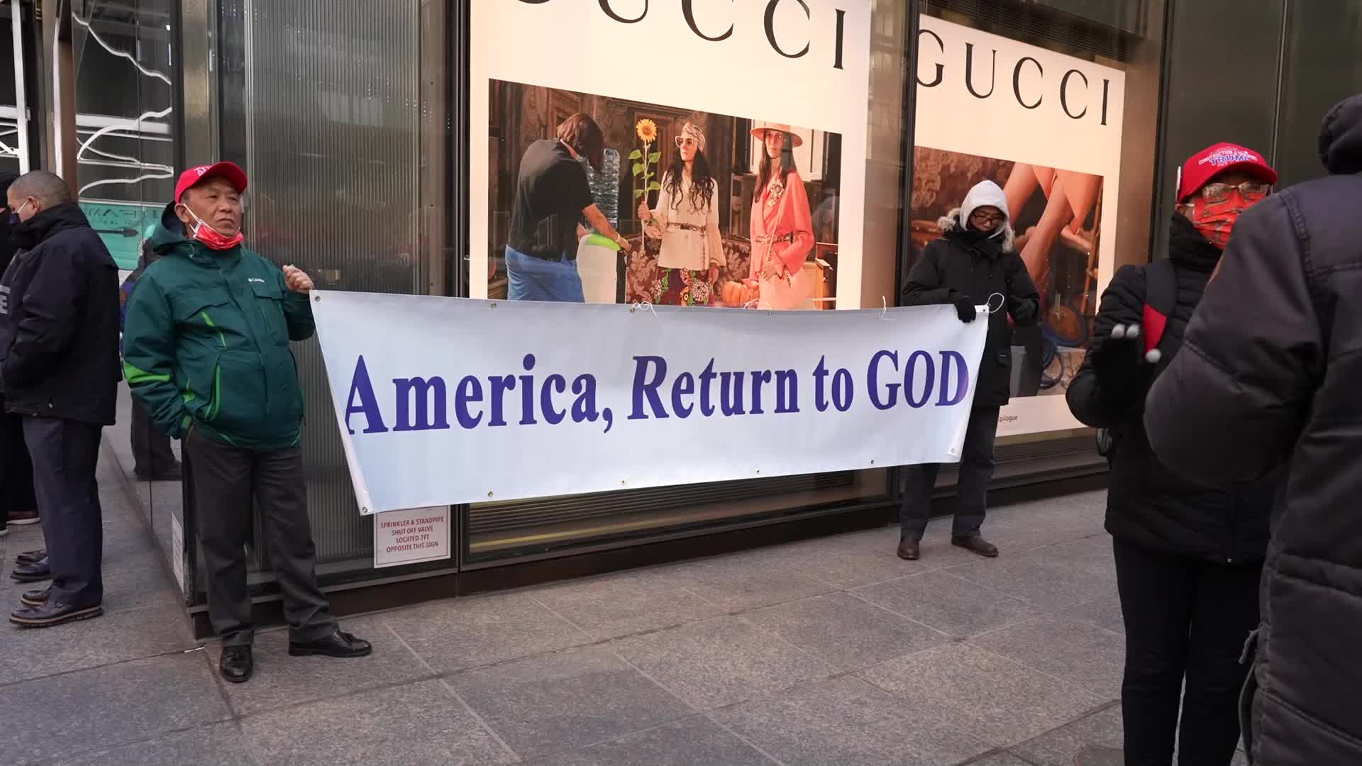Trump visits New York City