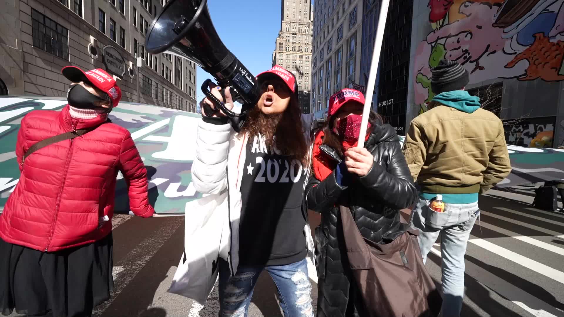 Trump visits New York City