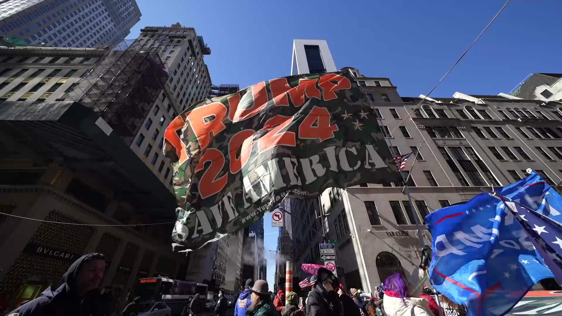 Trump visits New York City