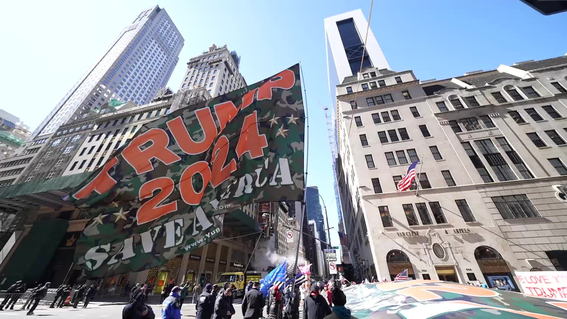 Trump visits New York City
