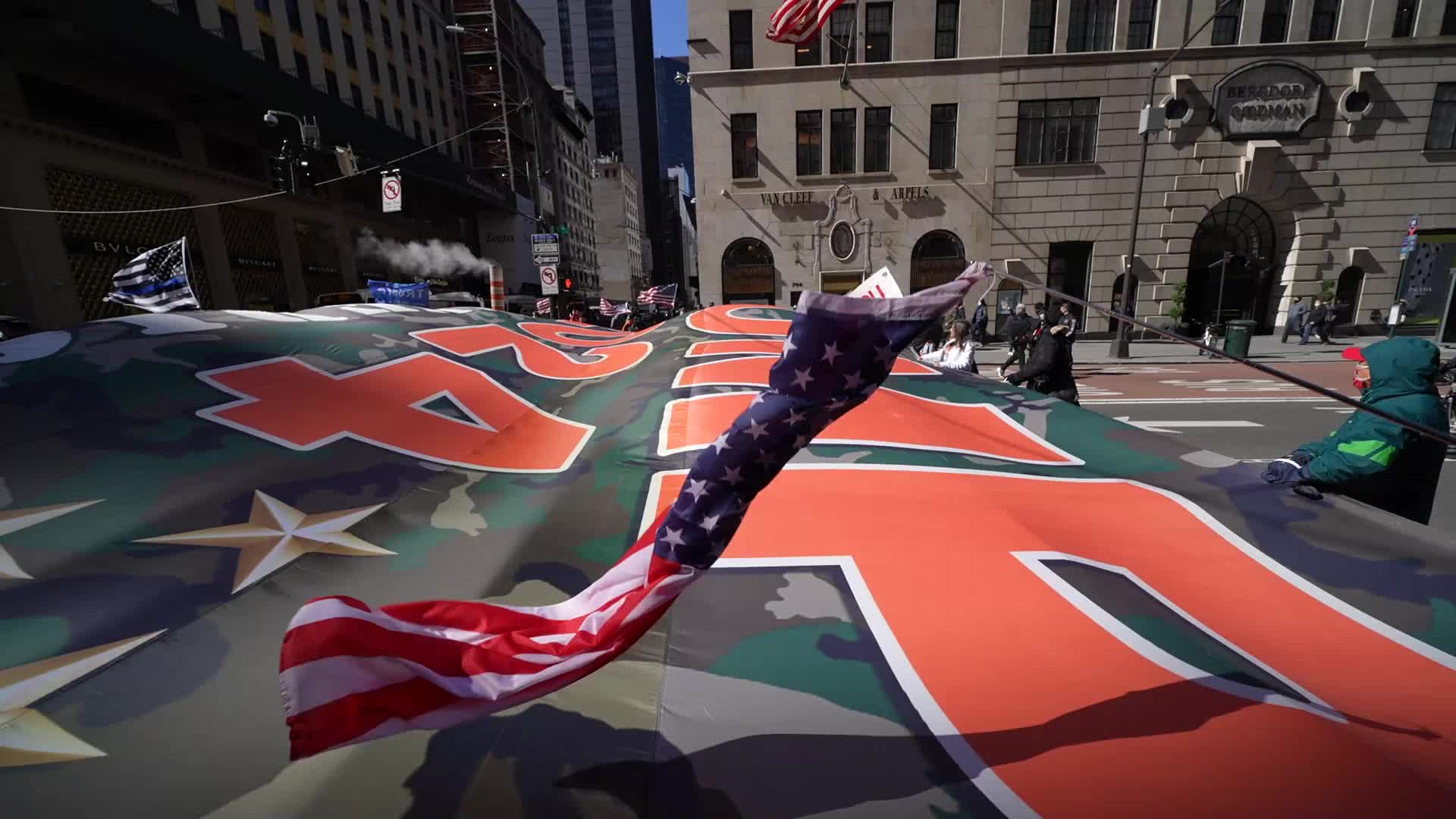 Trump visits New York City