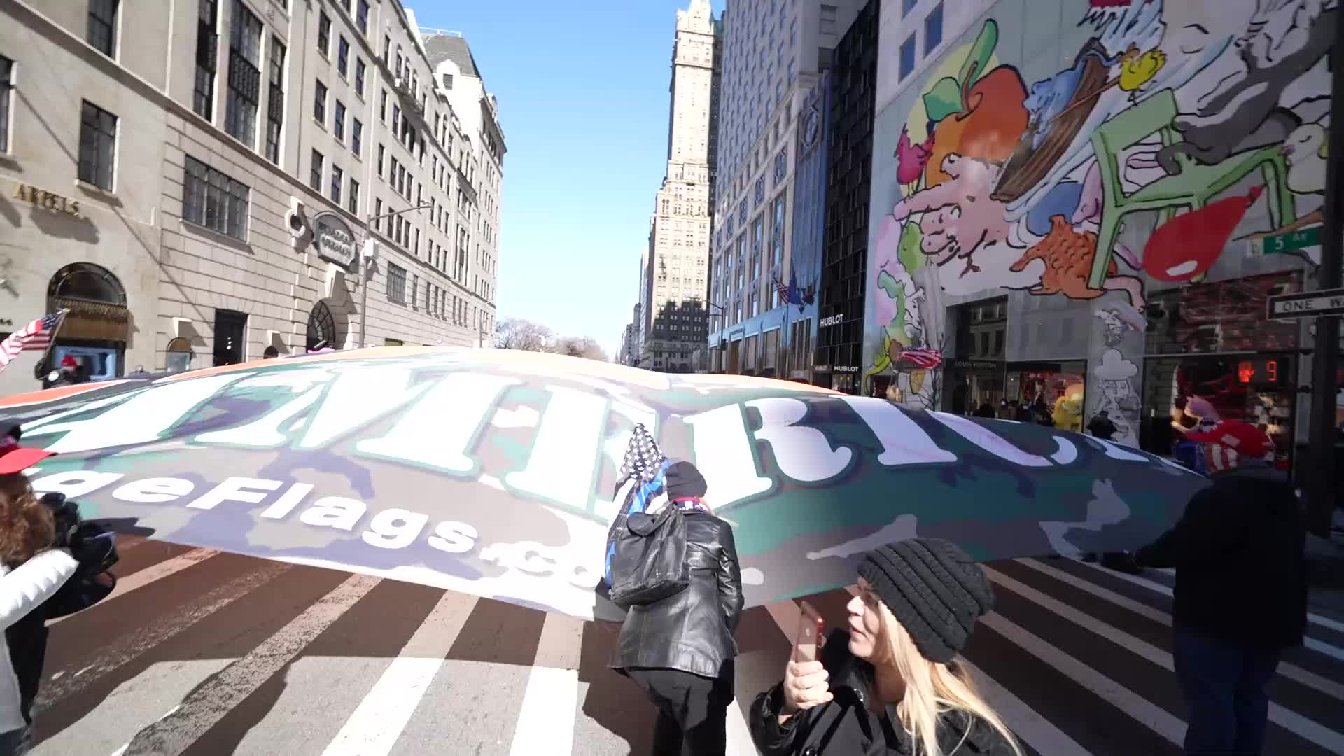 Trump visits New York City