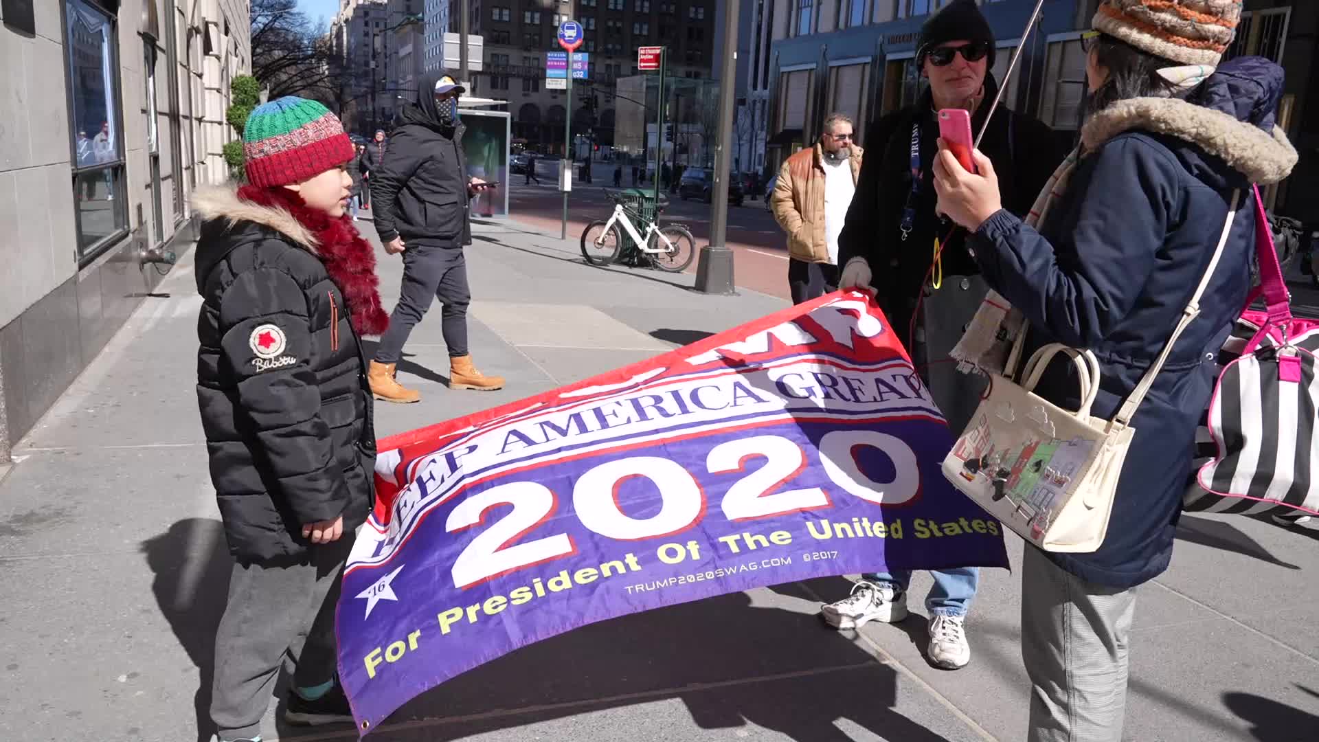 Trump visits New York City