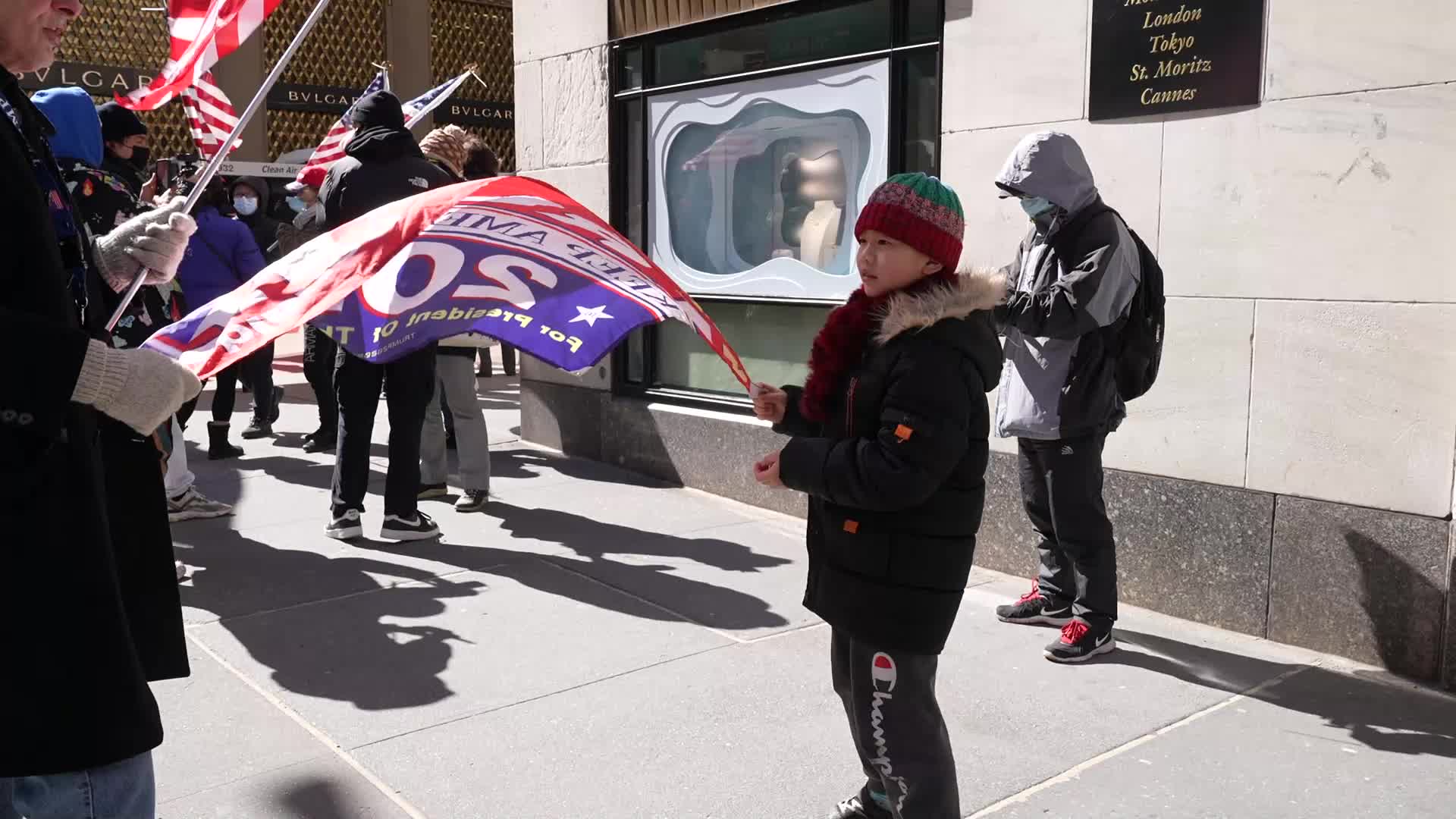 Trump visits New York City