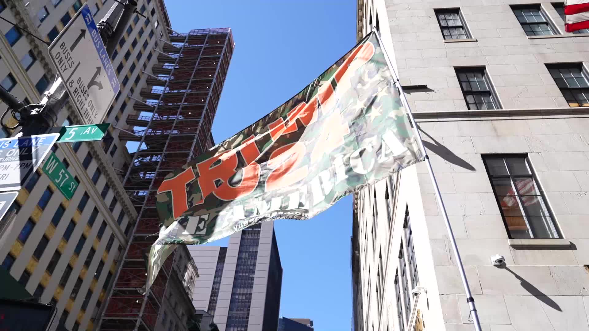 Trump visits New York City