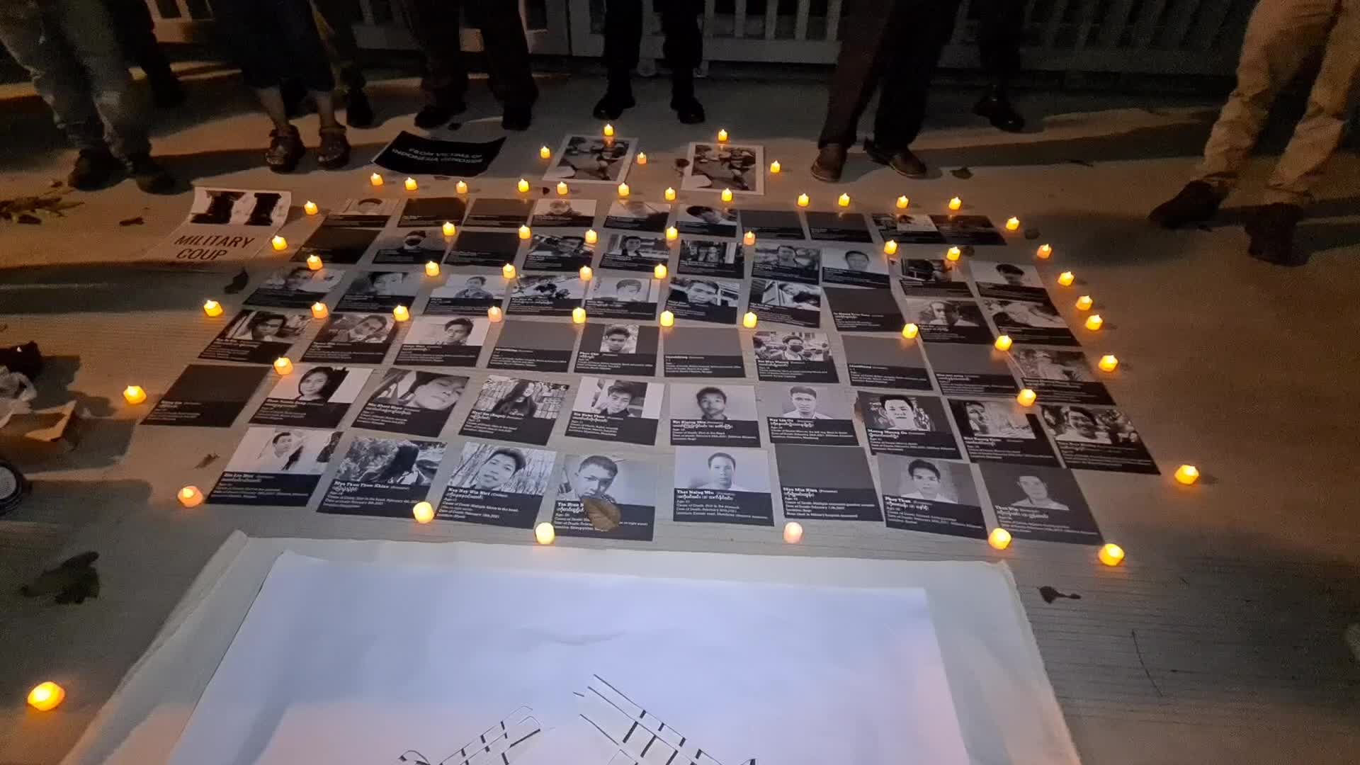 Demonstration against the military coup in Myanmar