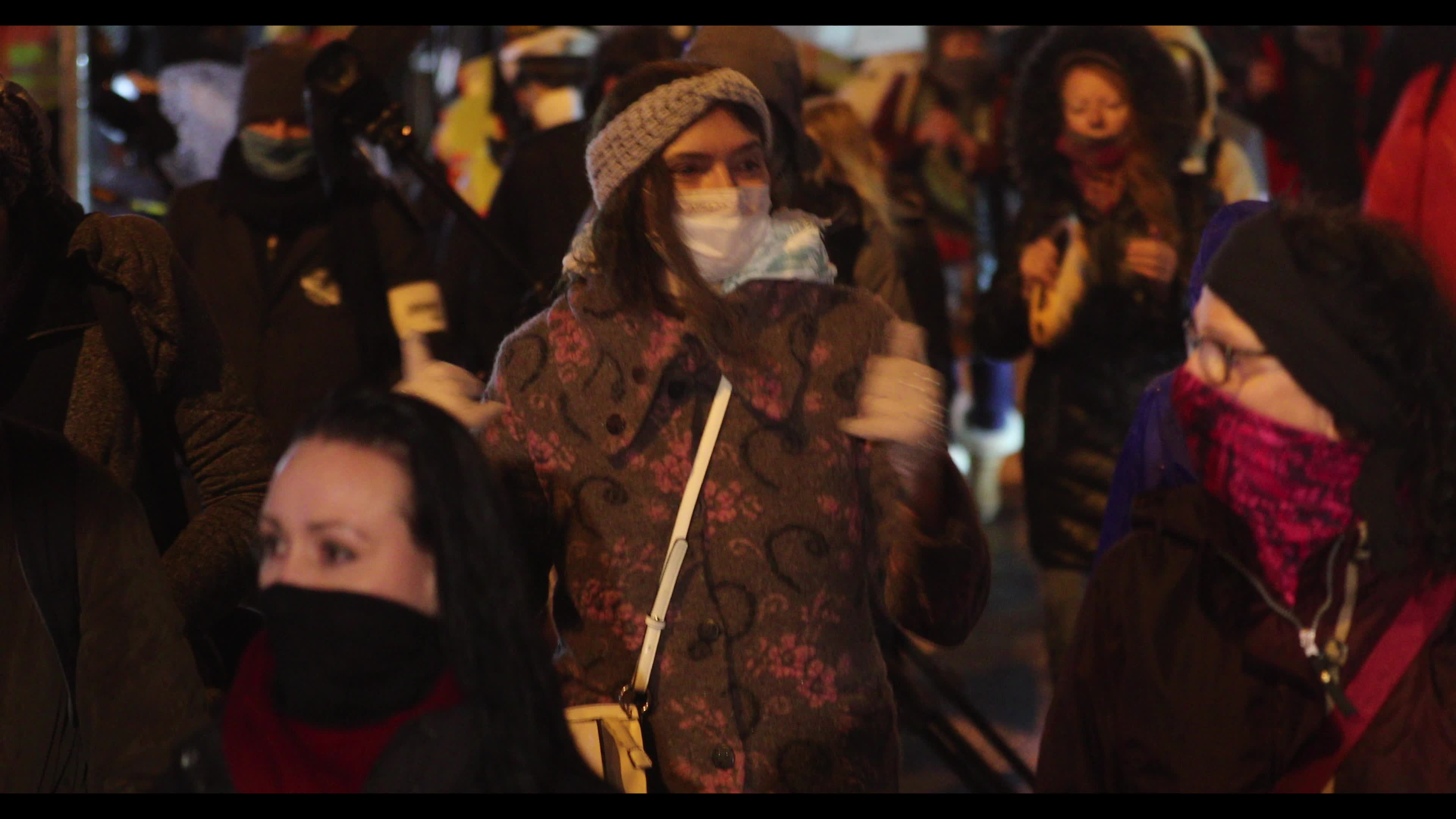 Querdenken demonstration in Munich on 1st anniversary of Covid-19 pandemic