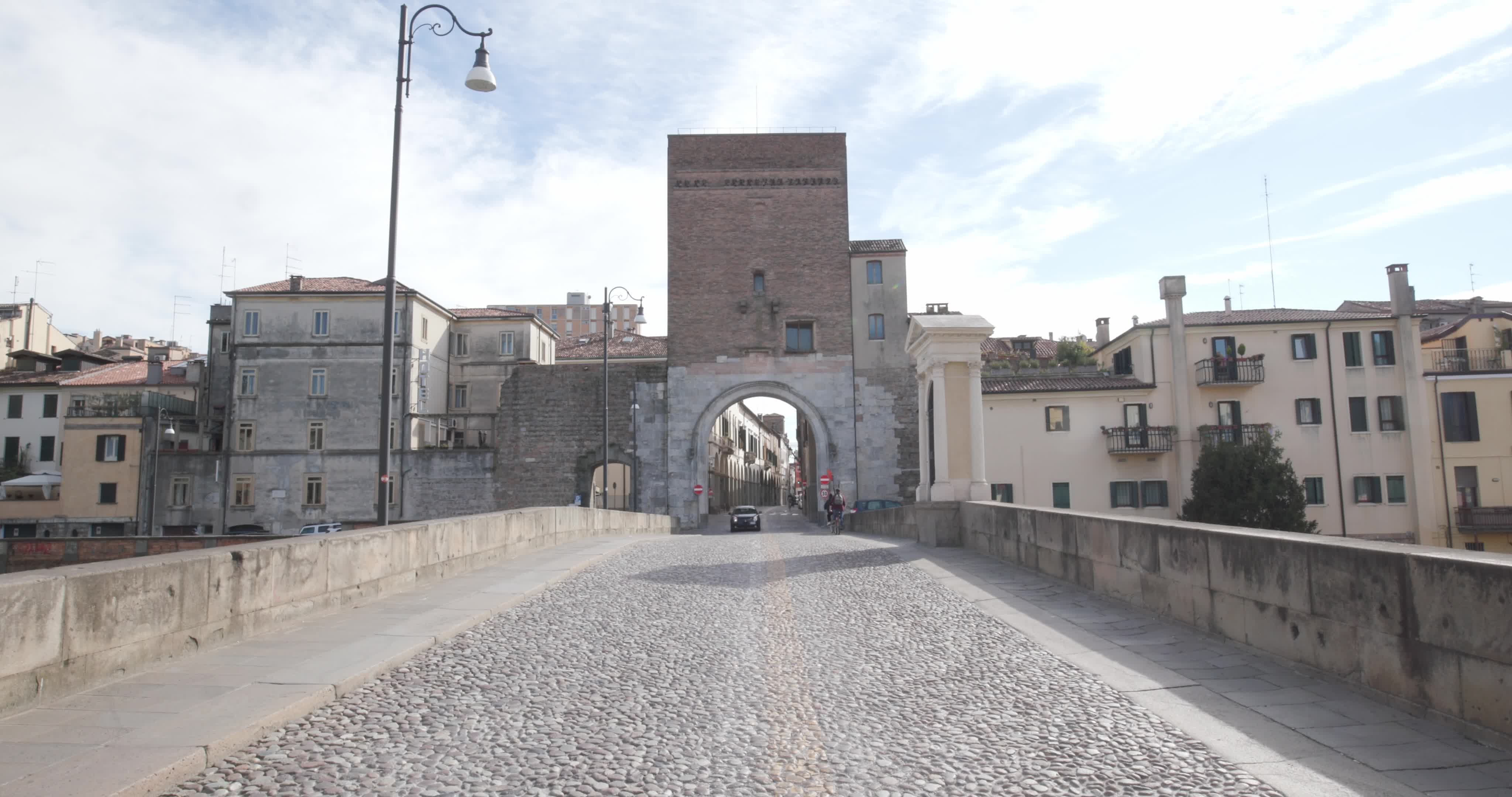 First day of "Red Zone" in Padua, Italy