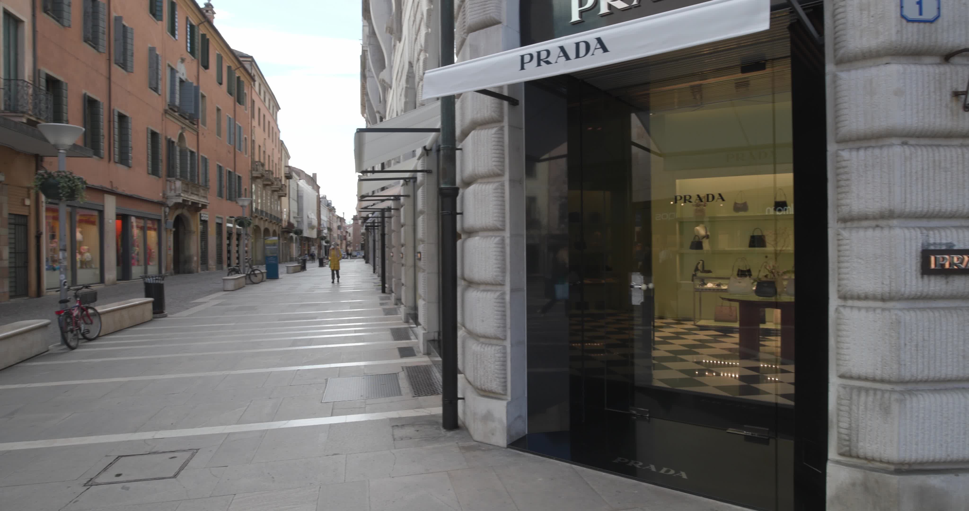 First day of "Red Zone" in Padua, Italy