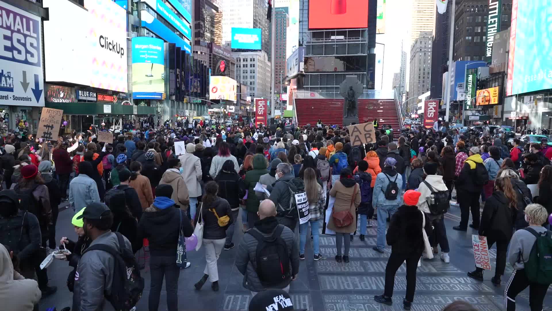 One Year Anniversary Of The Killing Of Breonna Taylor Marked By Protests