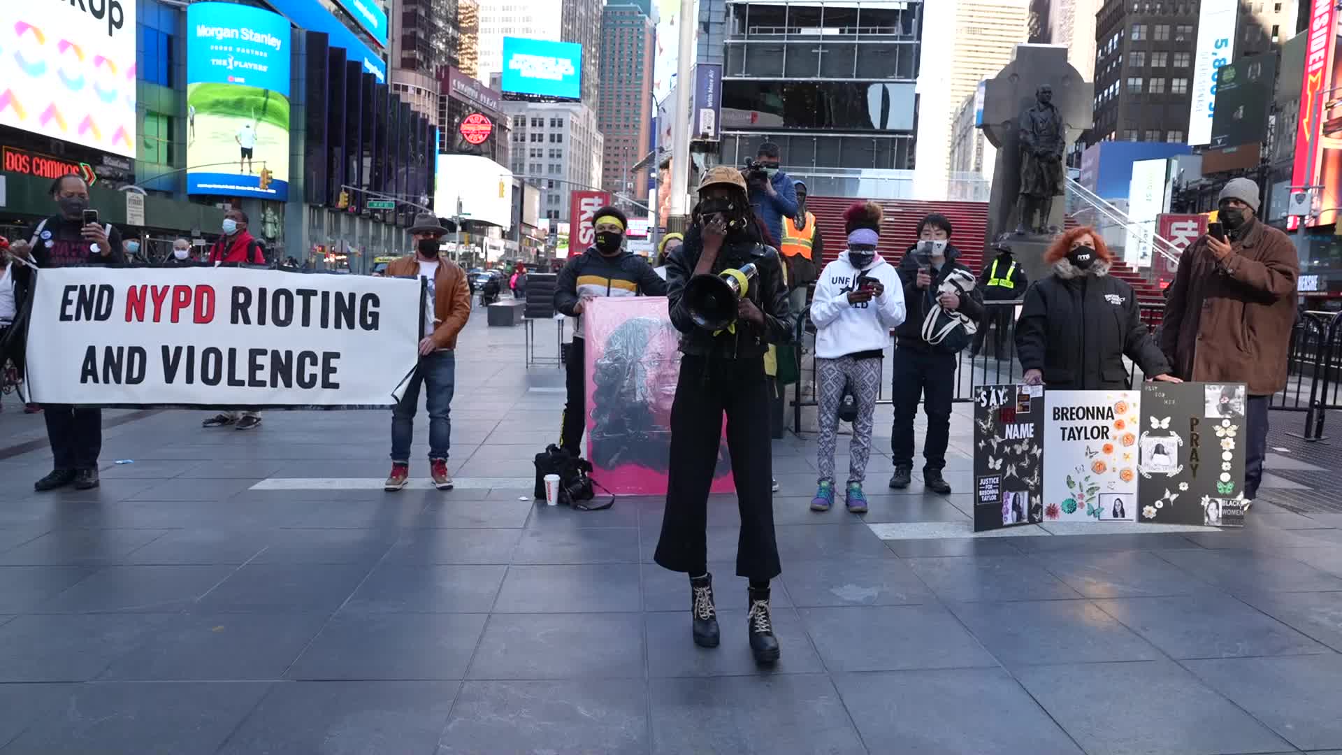 One Year Anniversary Of The Killing Of Breonna Taylor Marked By Protests