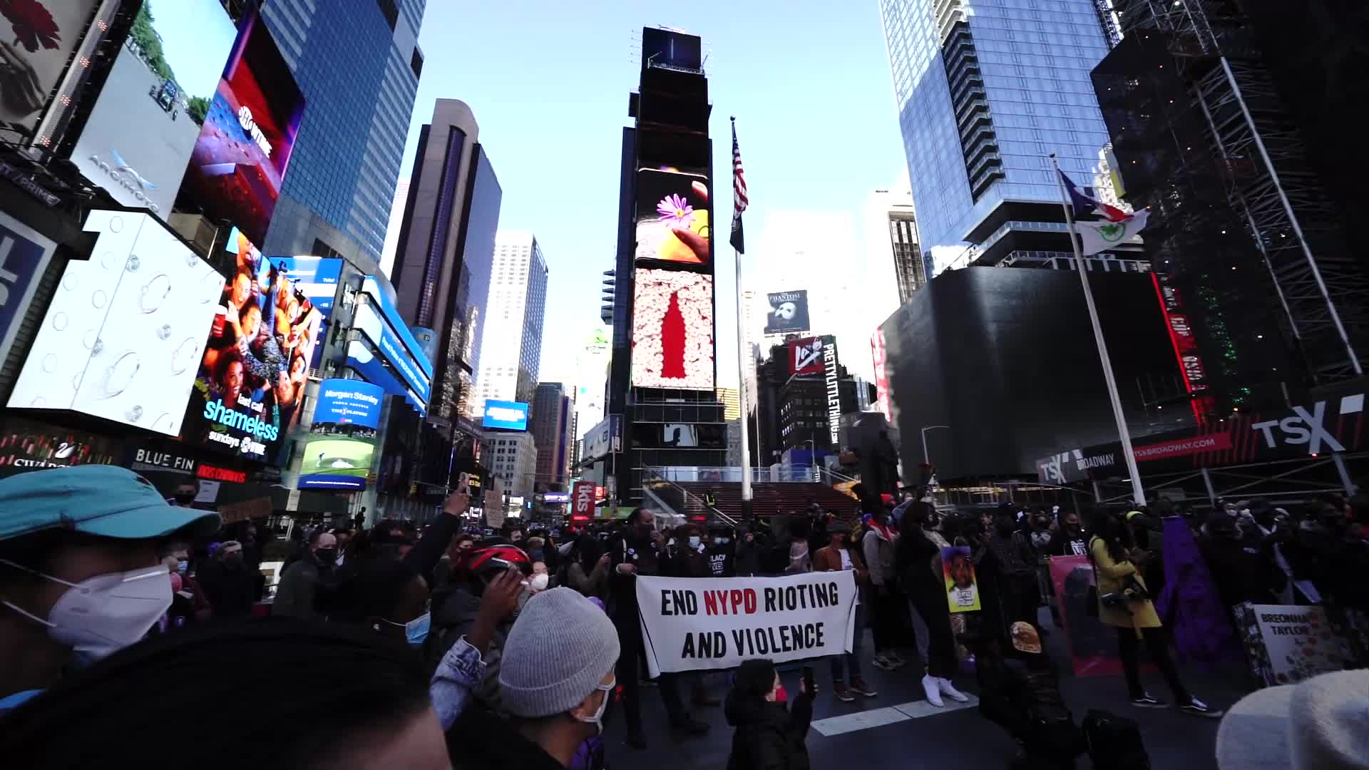 One Year Anniversary Of The Killing Of Breonna Taylor Marked By Protests