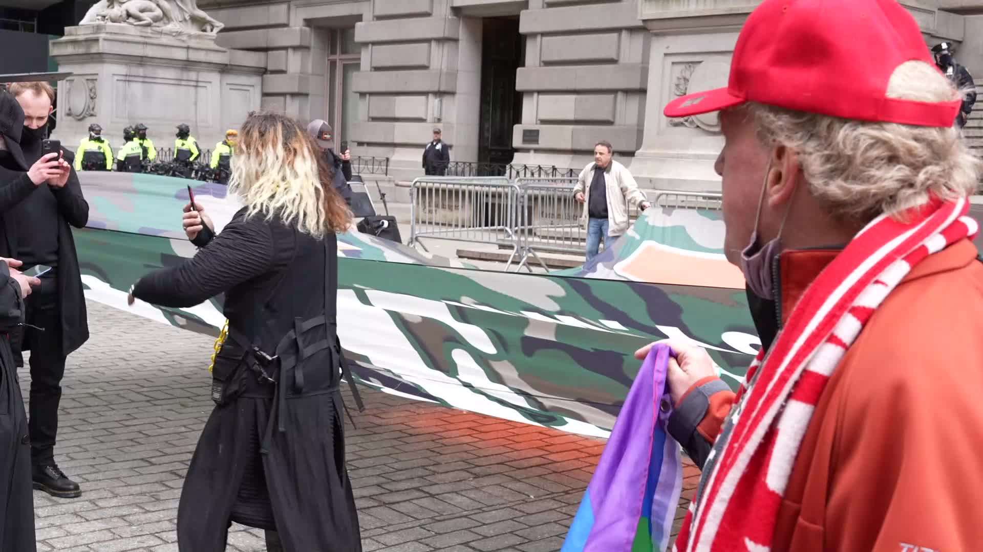 Pro-Trump Supporters St. Patrick's Day Parade