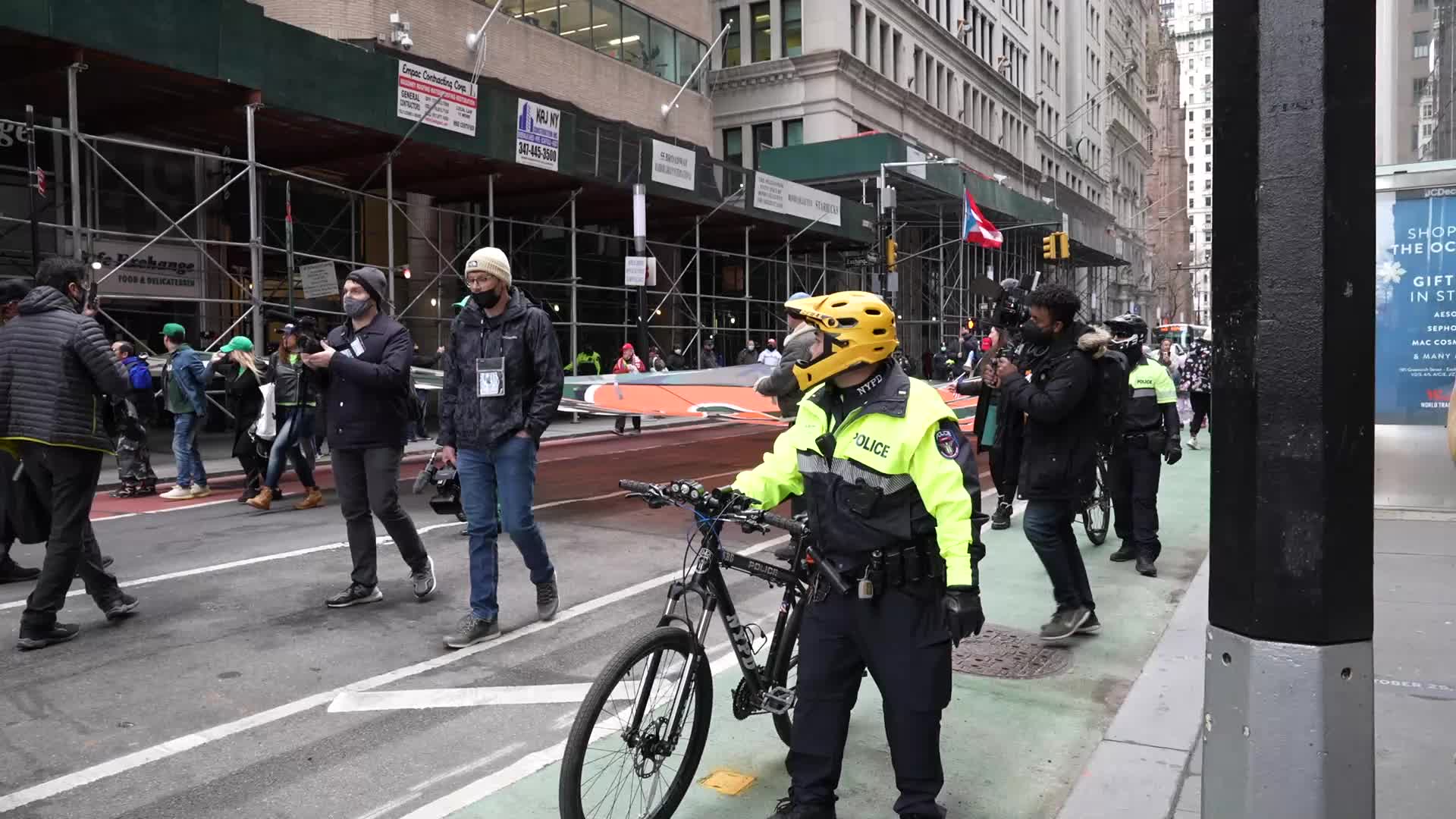 Pro-Trump Supporters St. Patrick's Day Parade