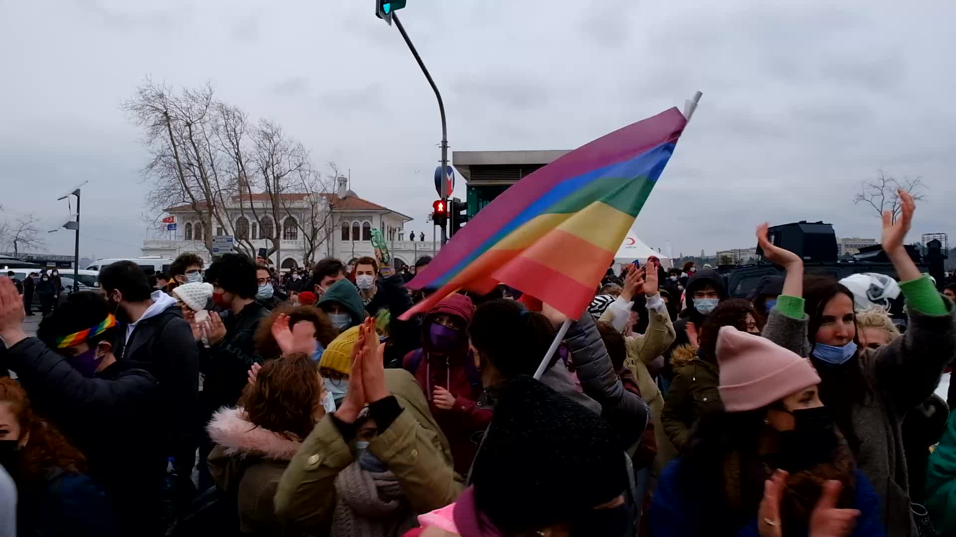 Hundreds of women protest Turkey's withdrawal from Istanbul Convention