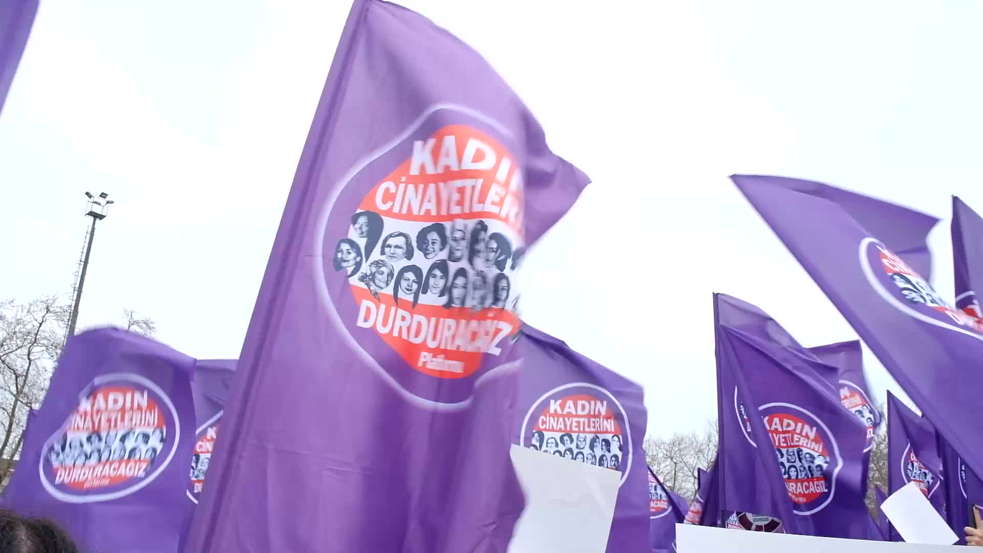 Hundreds of women protest Turkey's withdrawal from Istanbul Convention