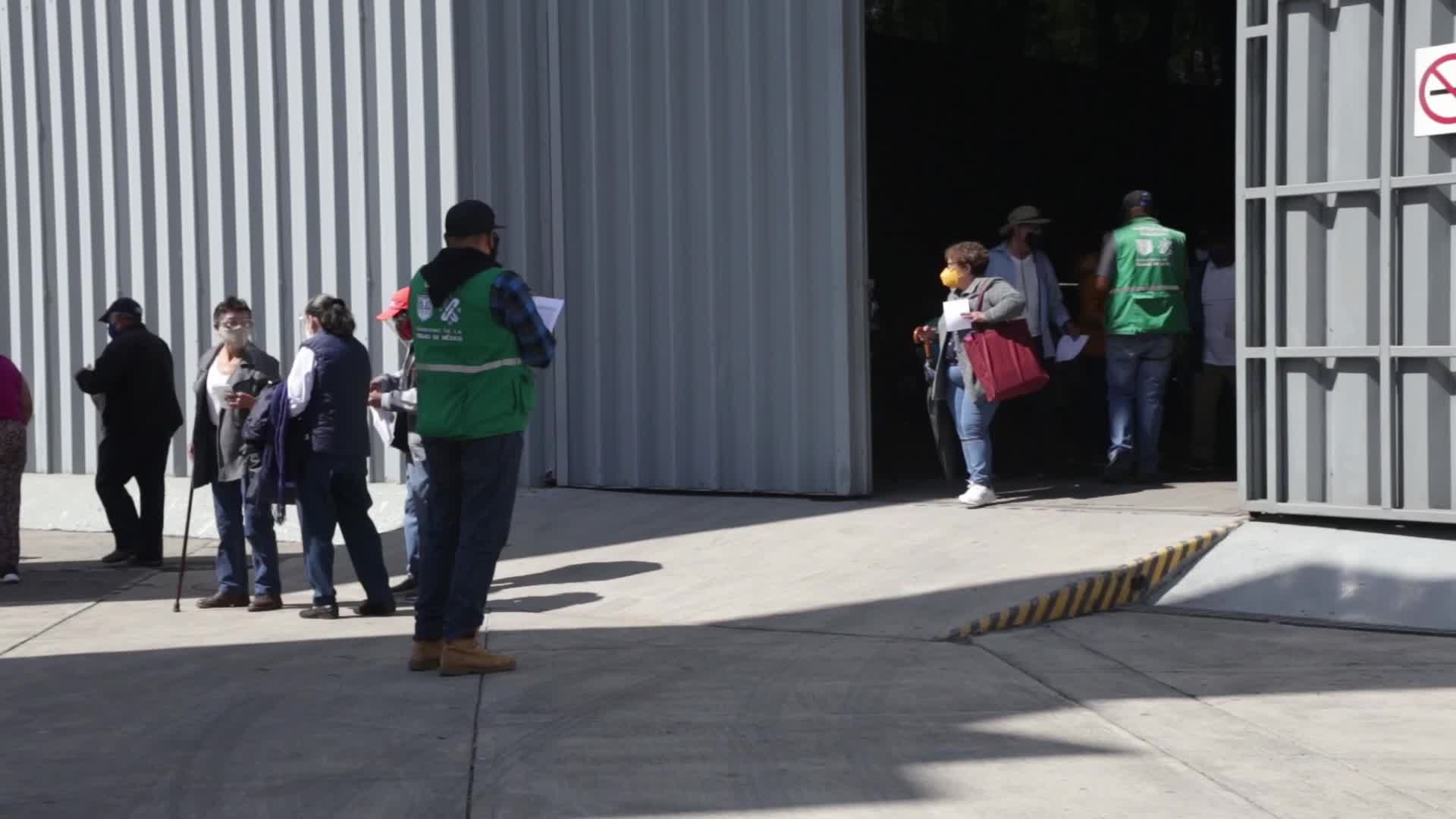 Coronavirus vaccintion in Iztacalco, Mexico City