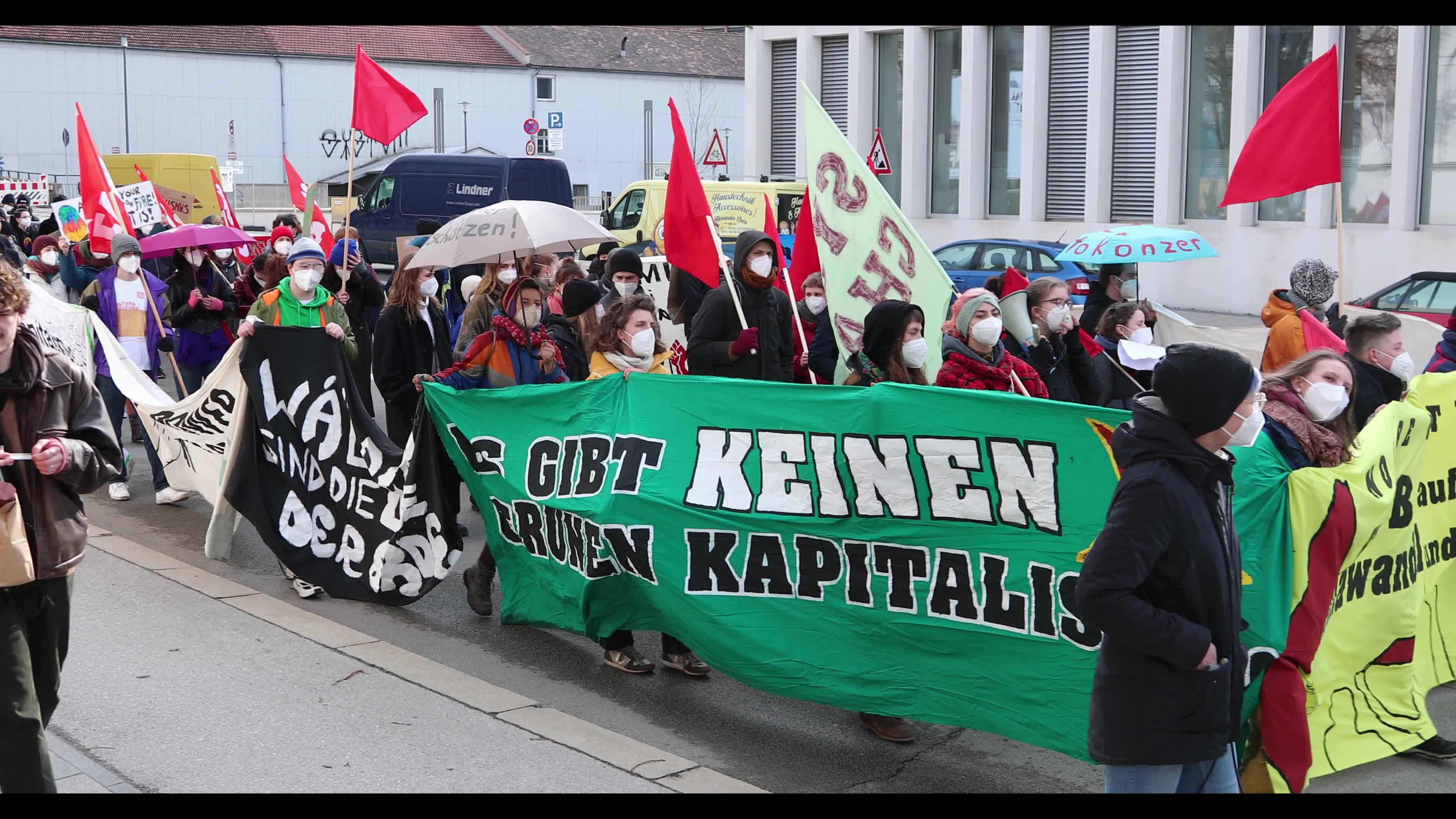 Global climate protest in Munich, Germany