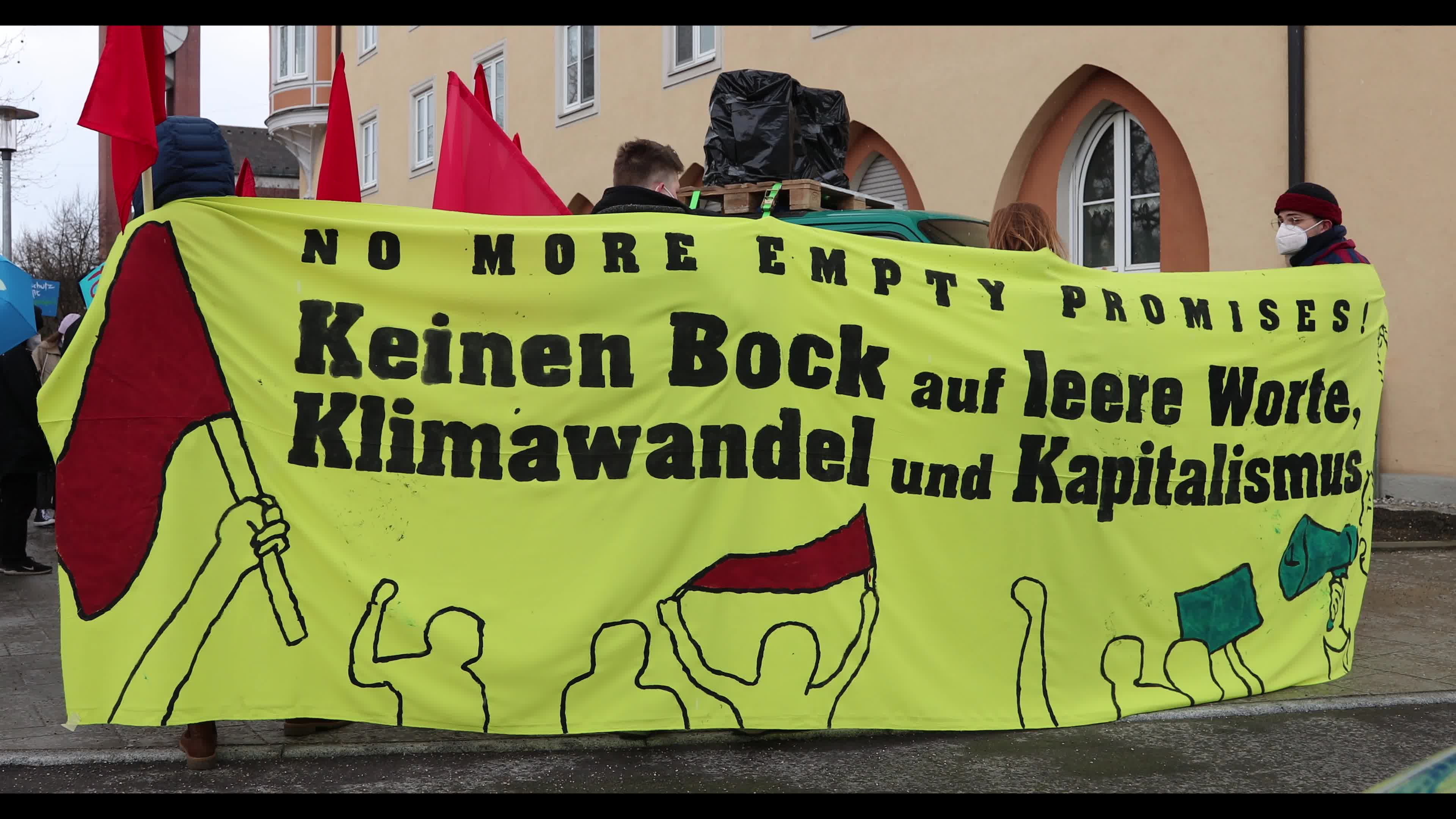 Global climate protest in Munich, Germany
