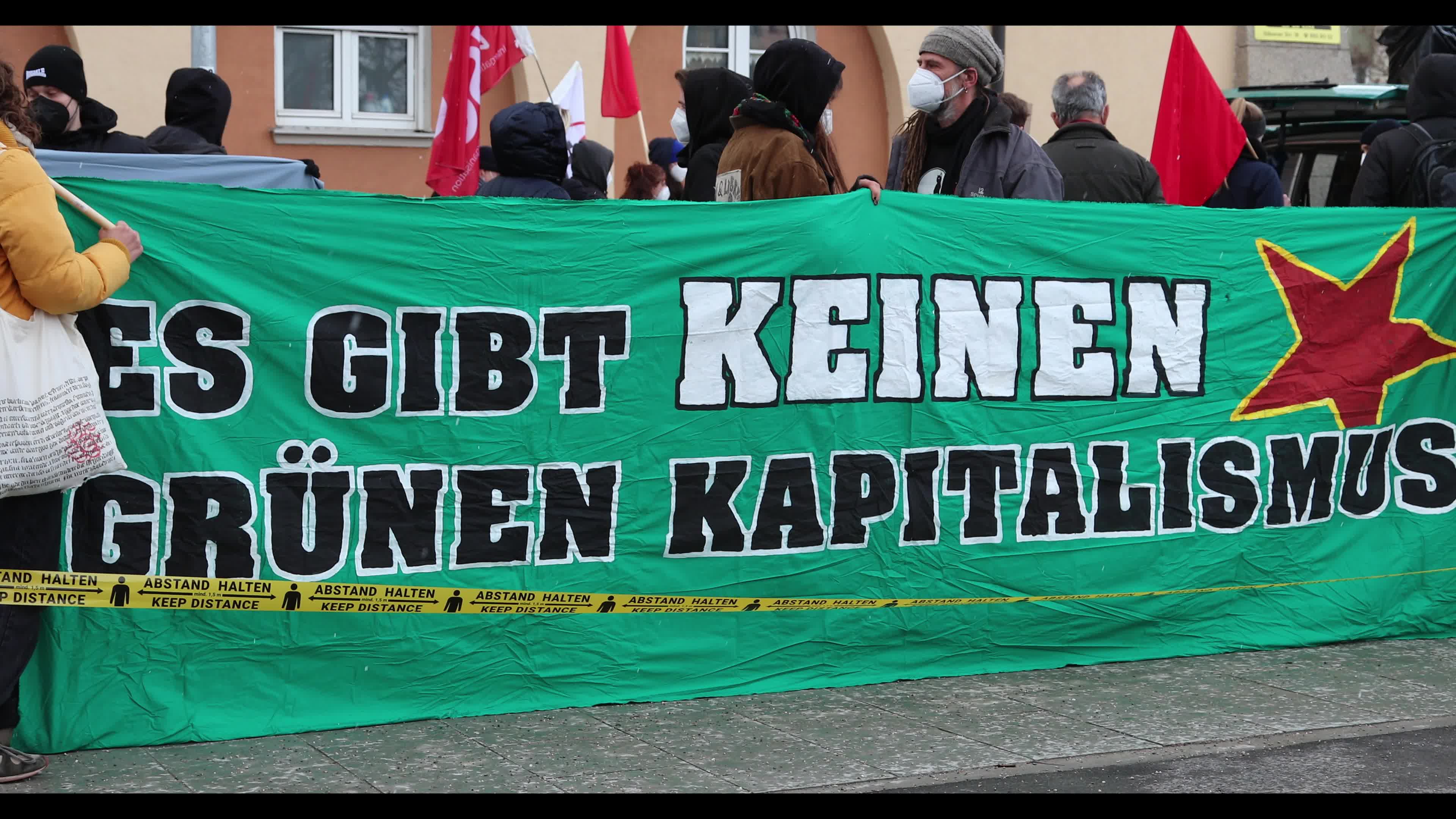 Global climate protest in Munich, Germany