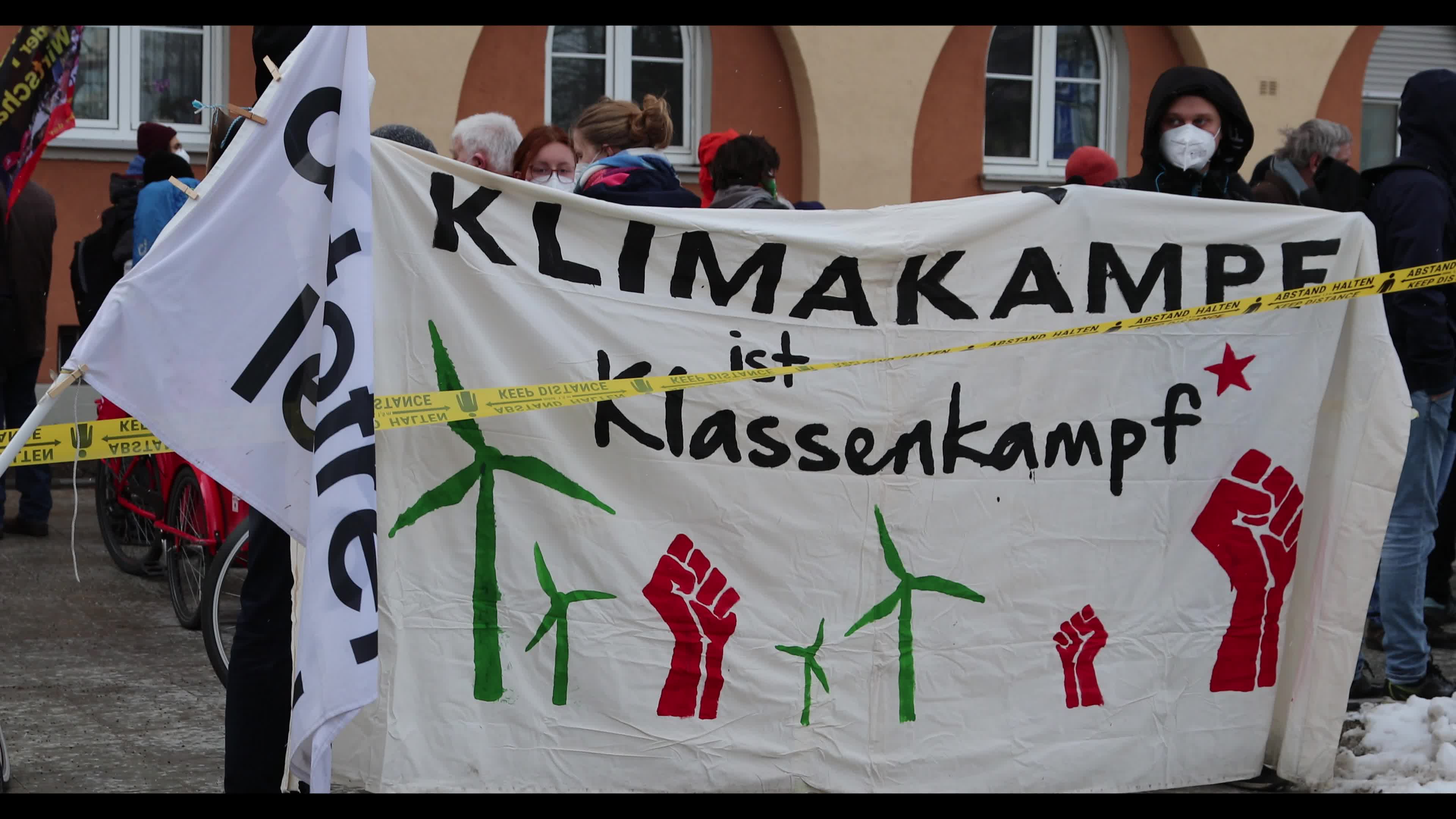 Global climate protest in Munich, Germany