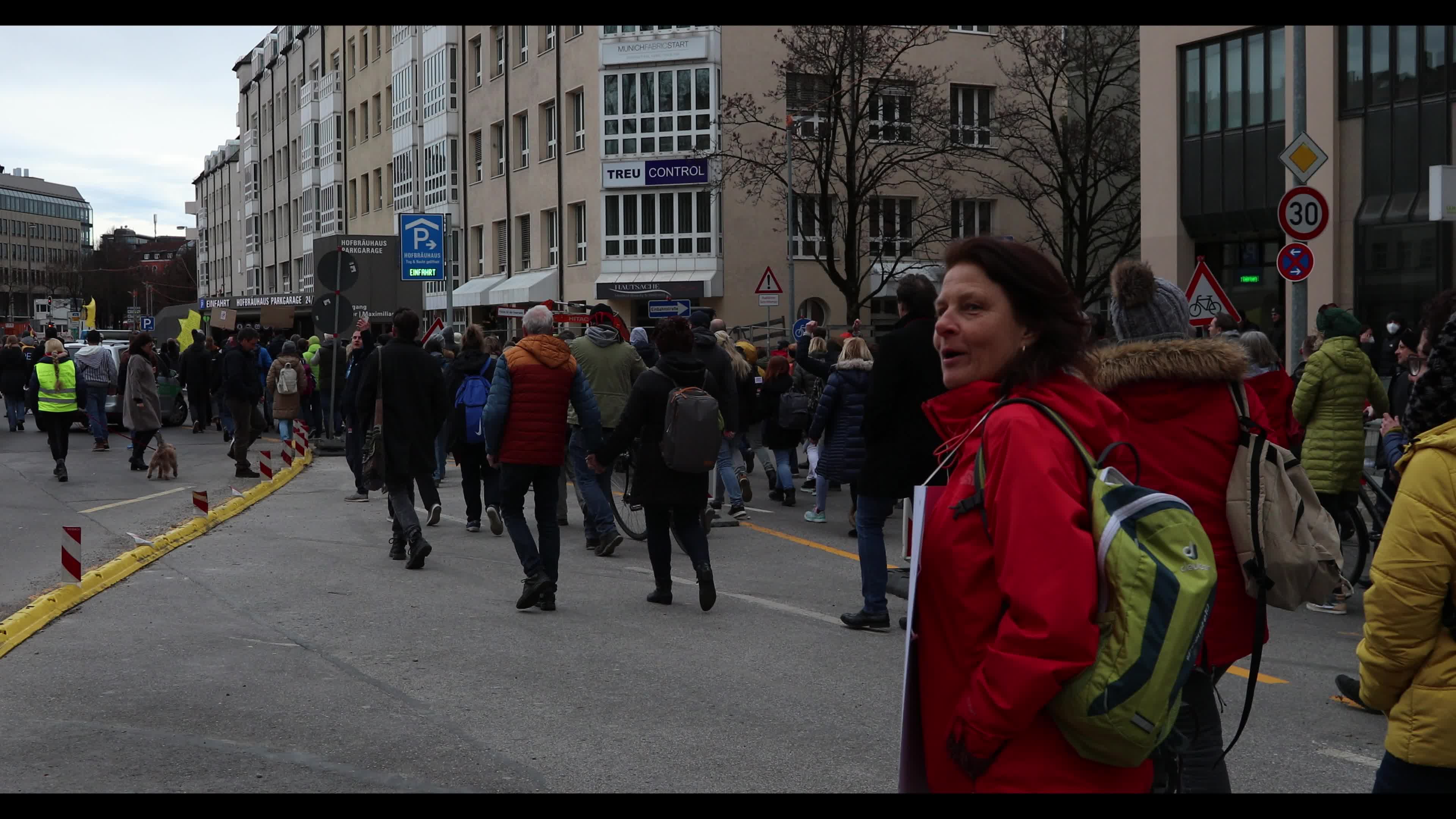 Anti-lockdown protest in Munich
