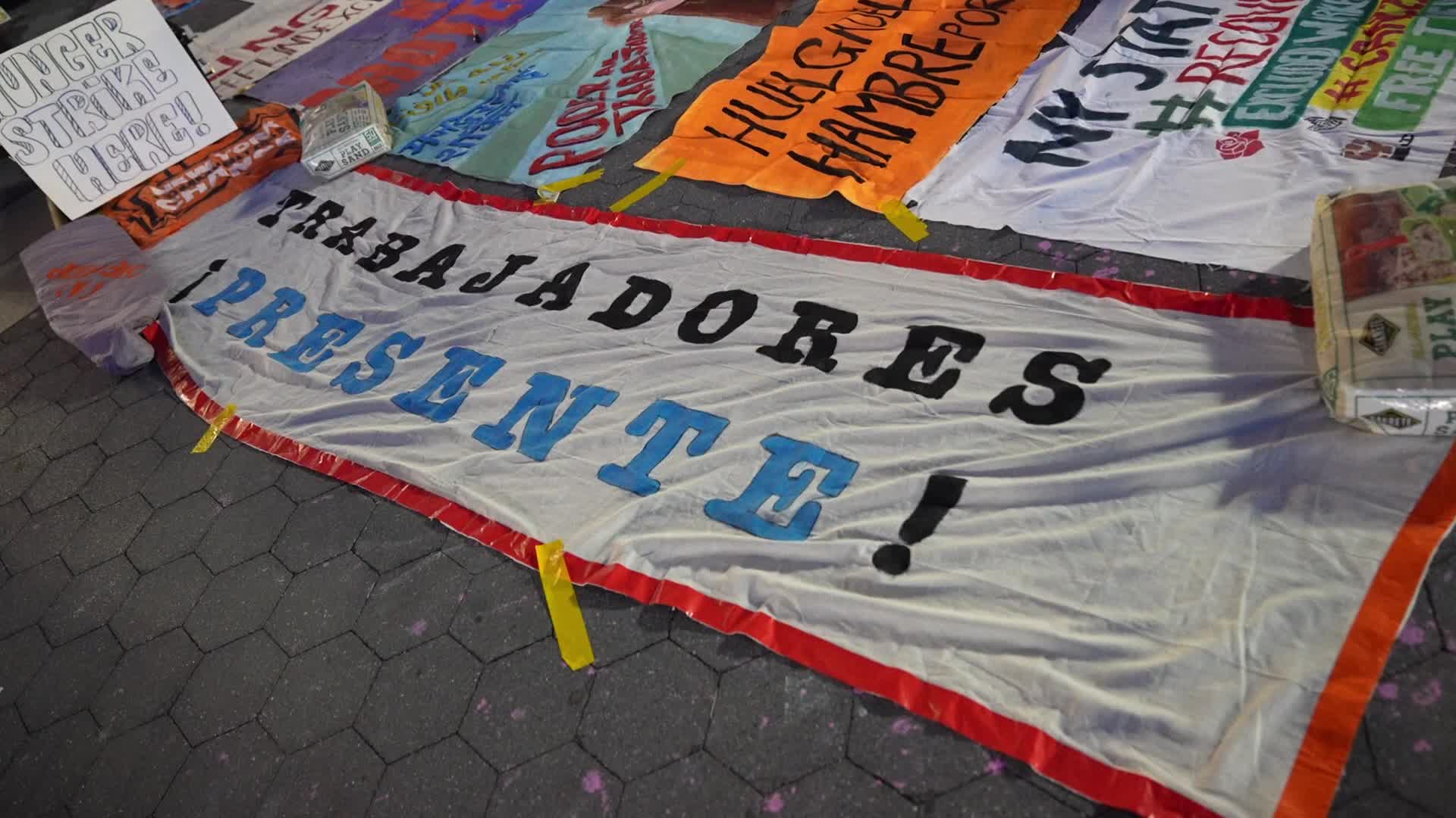 Hunger Strike in Washington Square Park