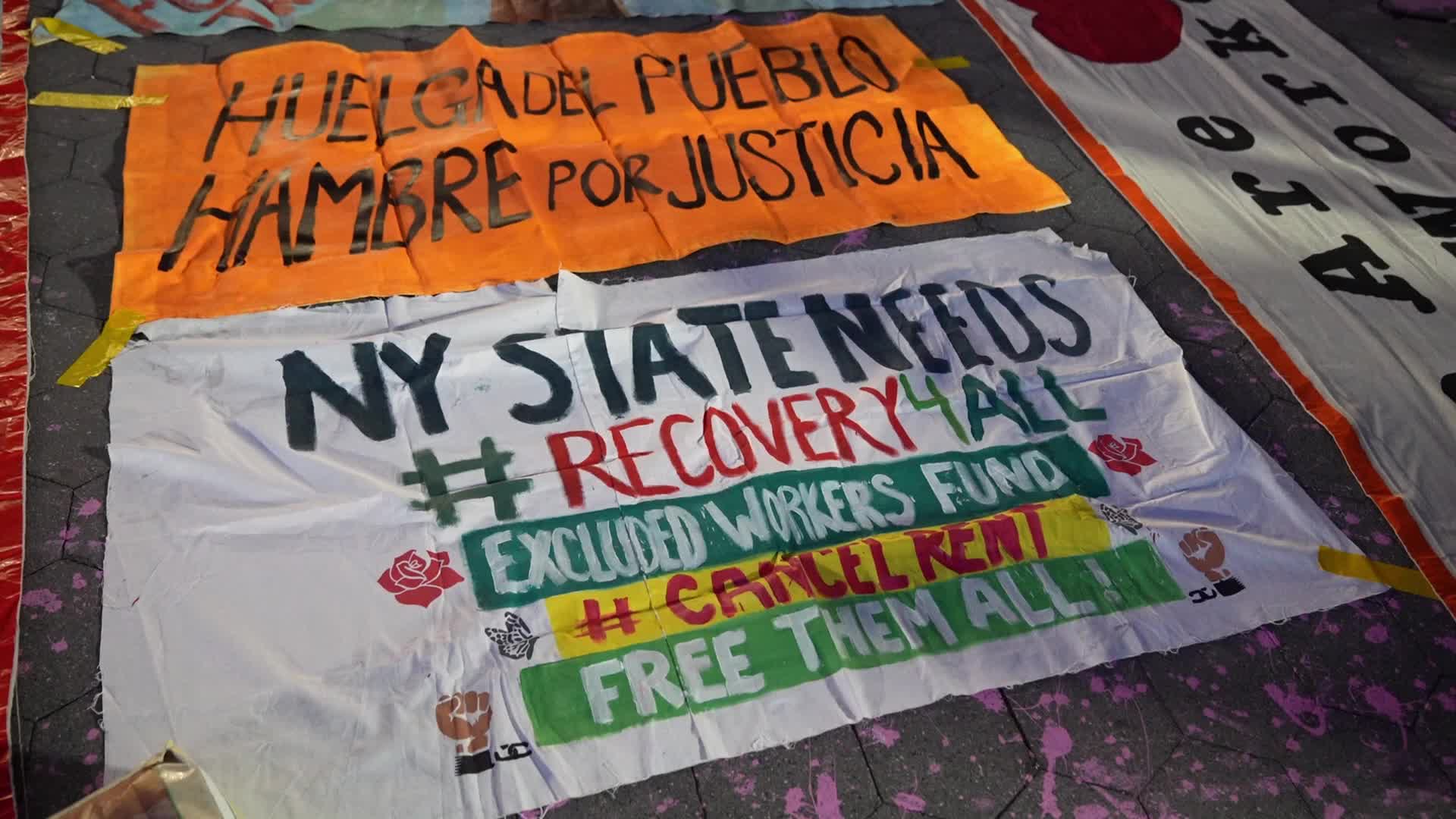 Hunger Strike in Washington Square Park